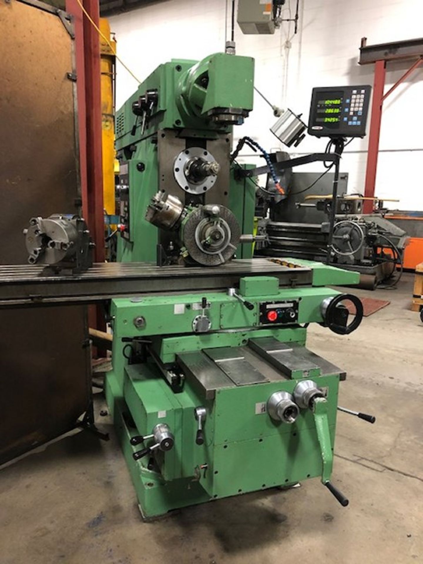 ARSENNAL FUV321M HORIZONTAL MILLING MACHINE, 12IN X 56IN BED FAGOR 3 AXIS DIGITAL READOUT - Image 2 of 7