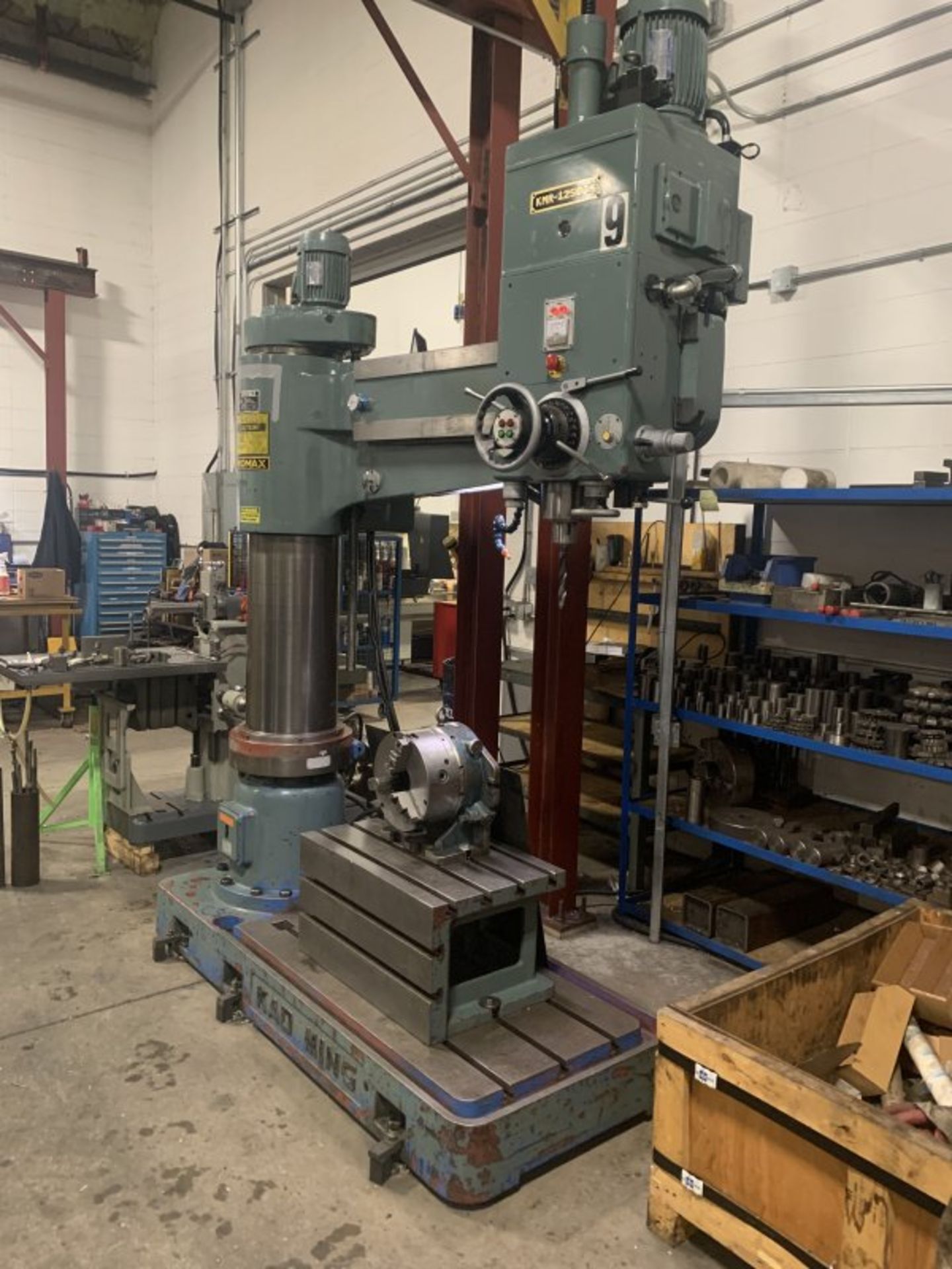 PROMAX SUPERMAX 48IN RADIAL ARM DRILL, MODEL KMR12500, S/N 20235