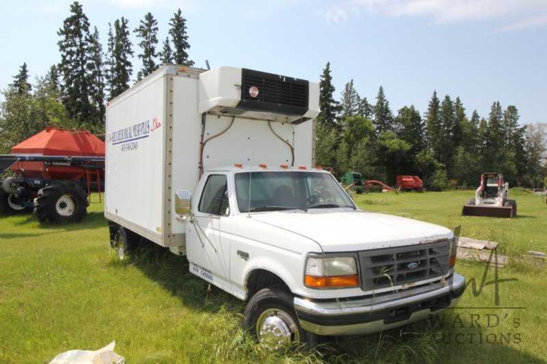 1998 FORD SUPER DUTY REEFER VAN TRUCK, DIESEL, S/N 1FDLF47FXVEC66192 - Image 2 of 3