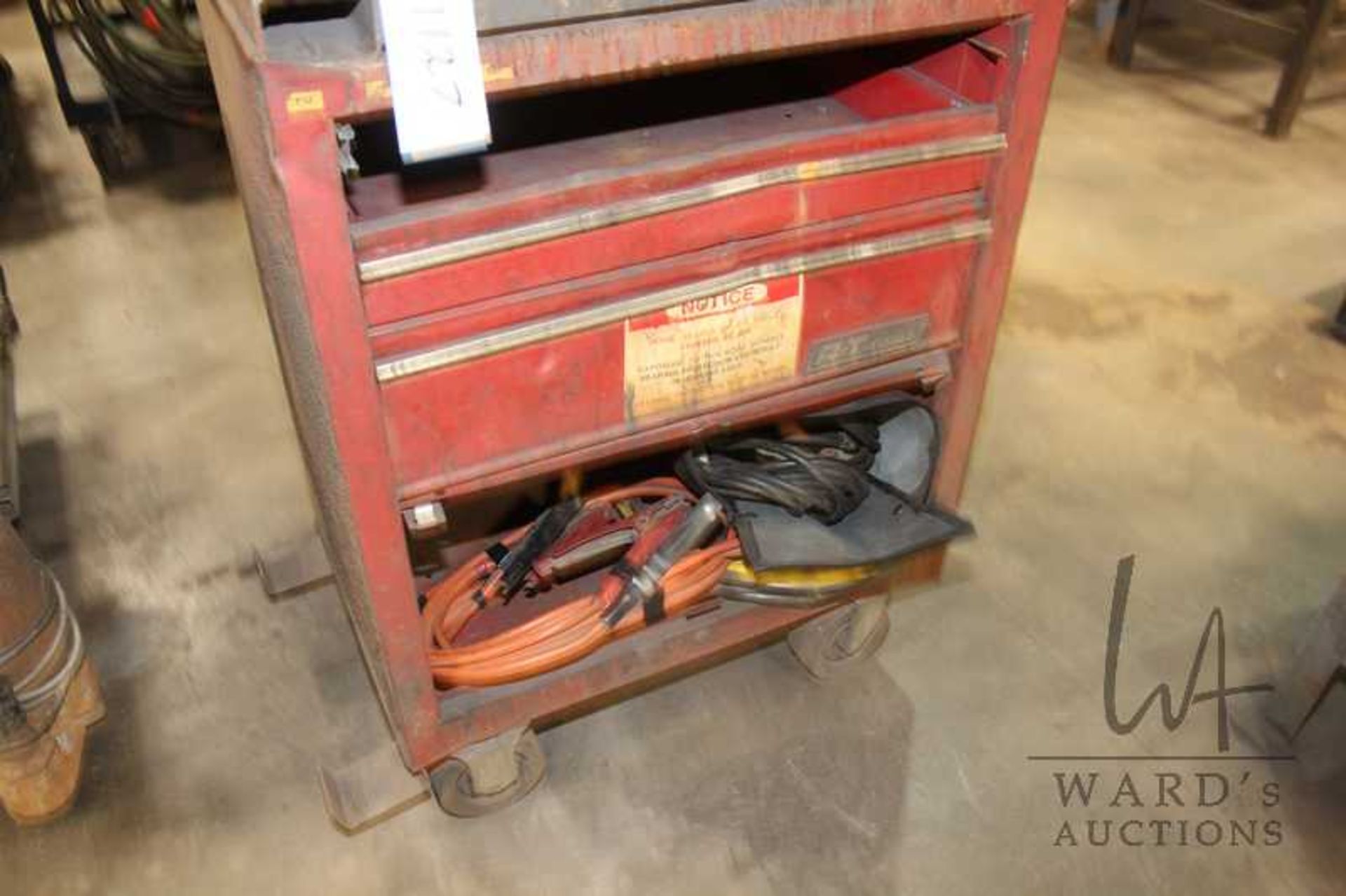 A-T TOOL CABINET & BOOSTER CABLES