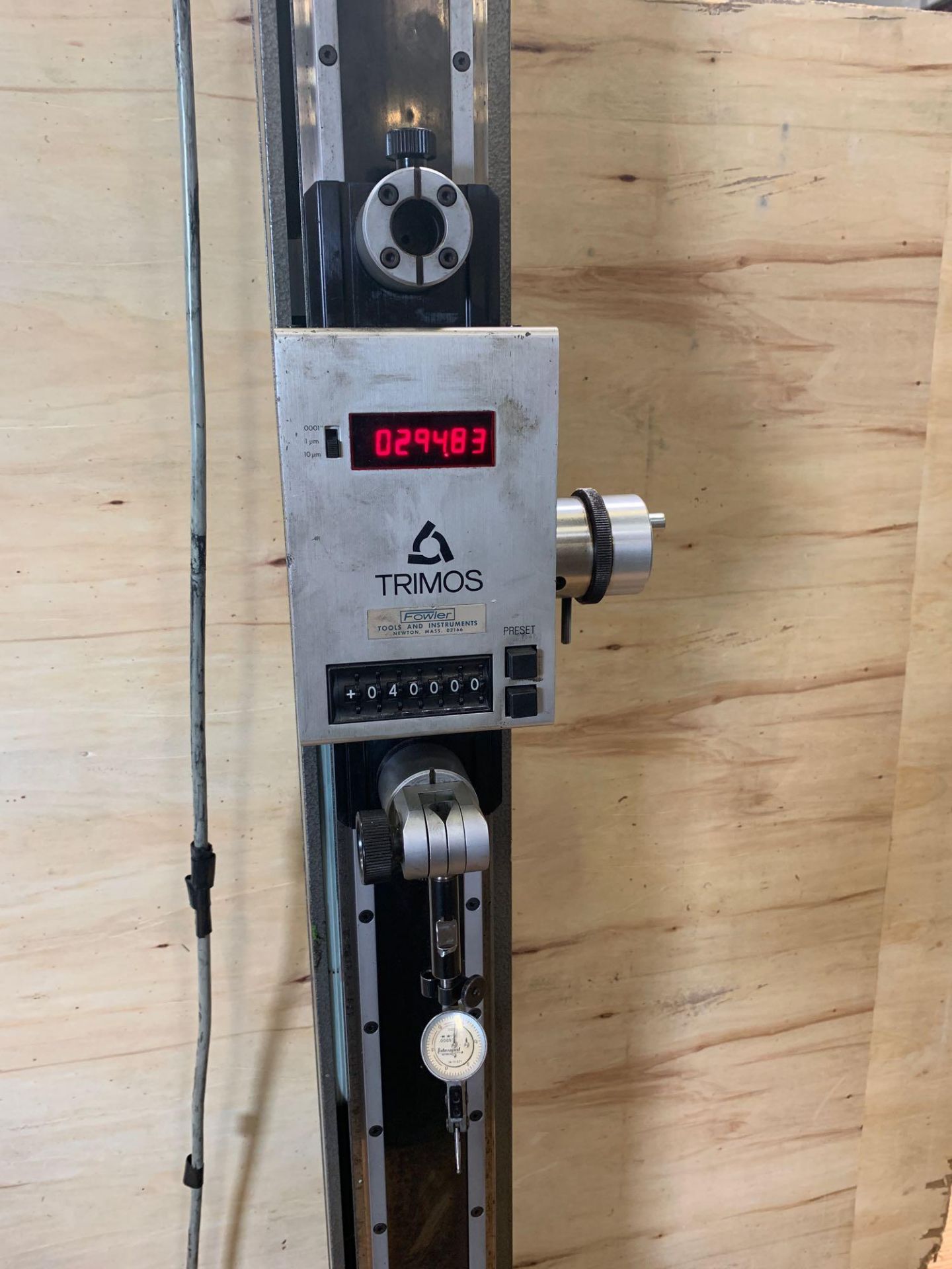 Fowler Trimos 40" TV1000 Digital Height Gage, setting block and more gauge - Image 3 of 24