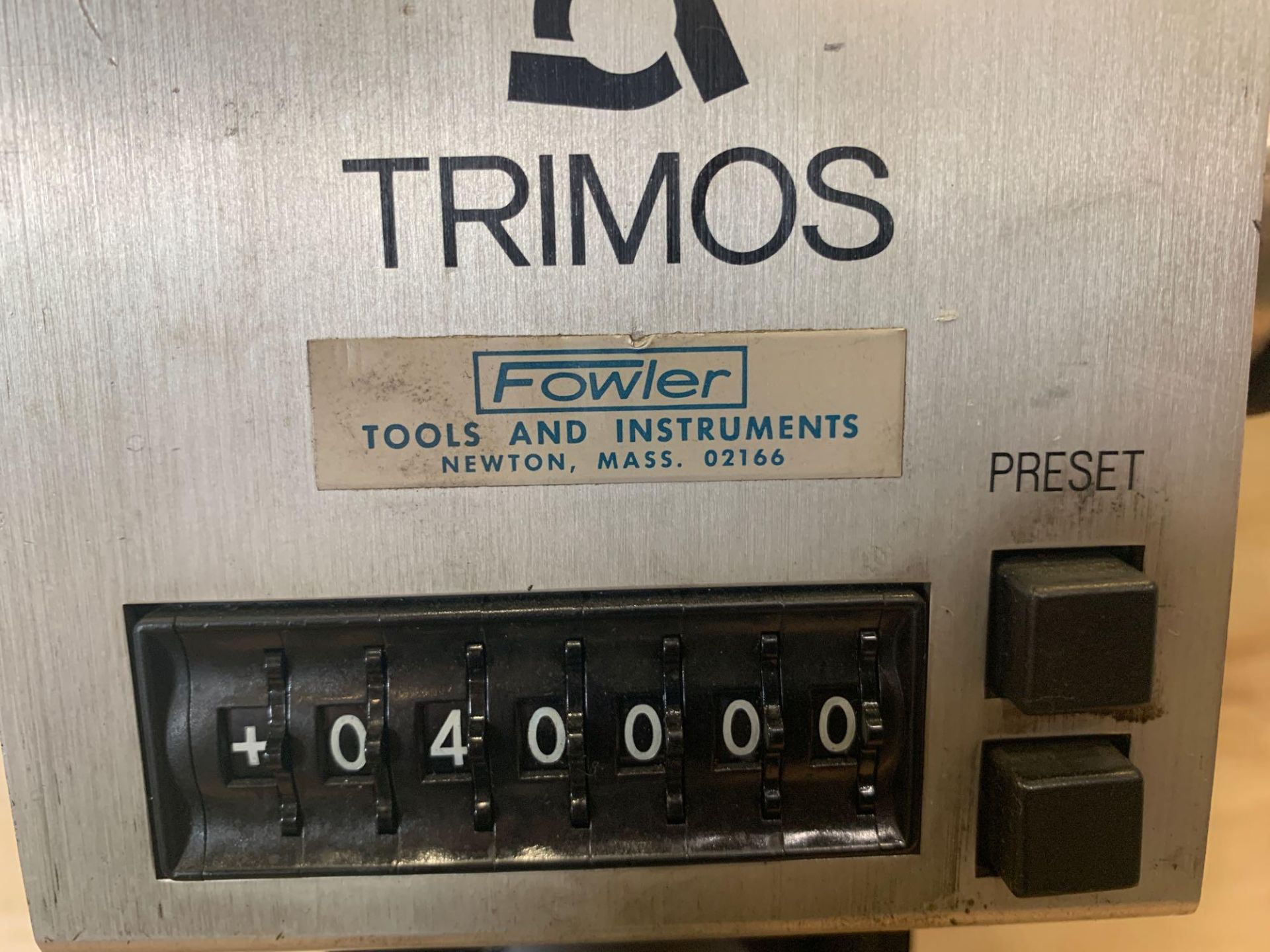 Fowler Trimos 40" TV1000 Digital Height Gage, setting block and more gauge - Image 9 of 24