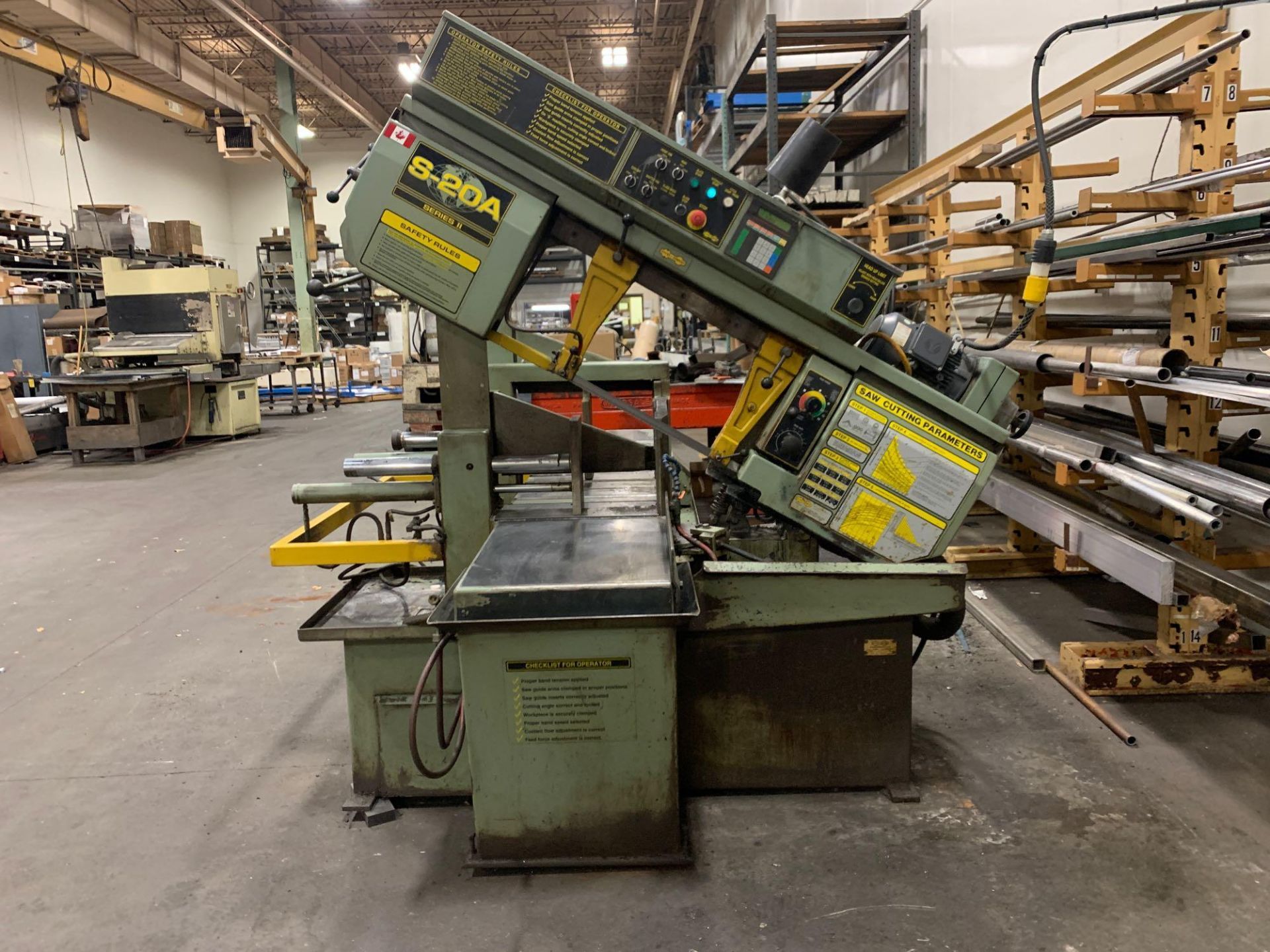 1999 Hydmech S-20A Series II Automatic Horizontal Band Saw Serial Number 80499634 - Image 4 of 25