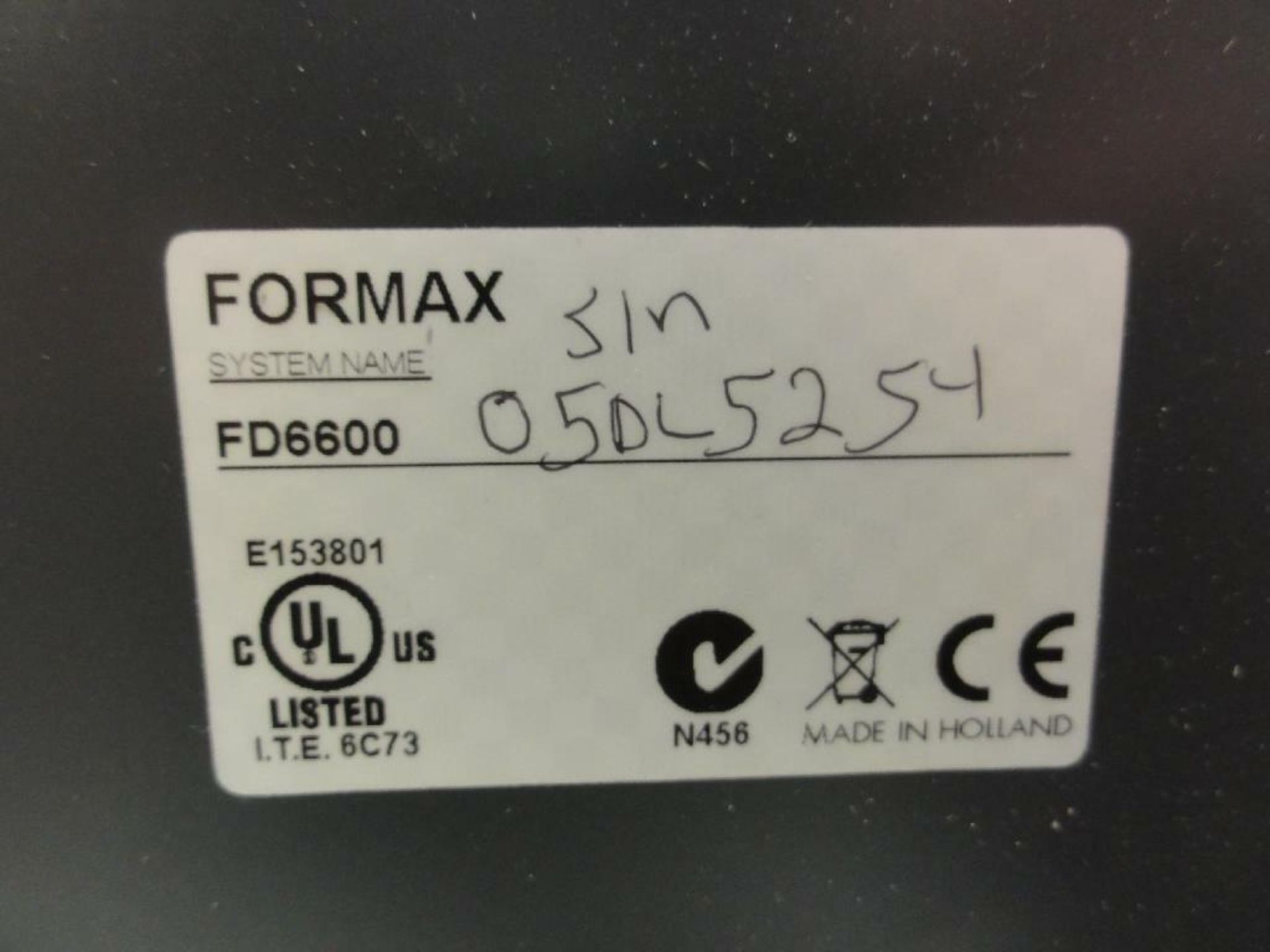 Formax FD6600 2-Station Digital Paper Folder Inserter Digital Envelope Make: Formax Model: FD6600 Se - Image 11 of 12