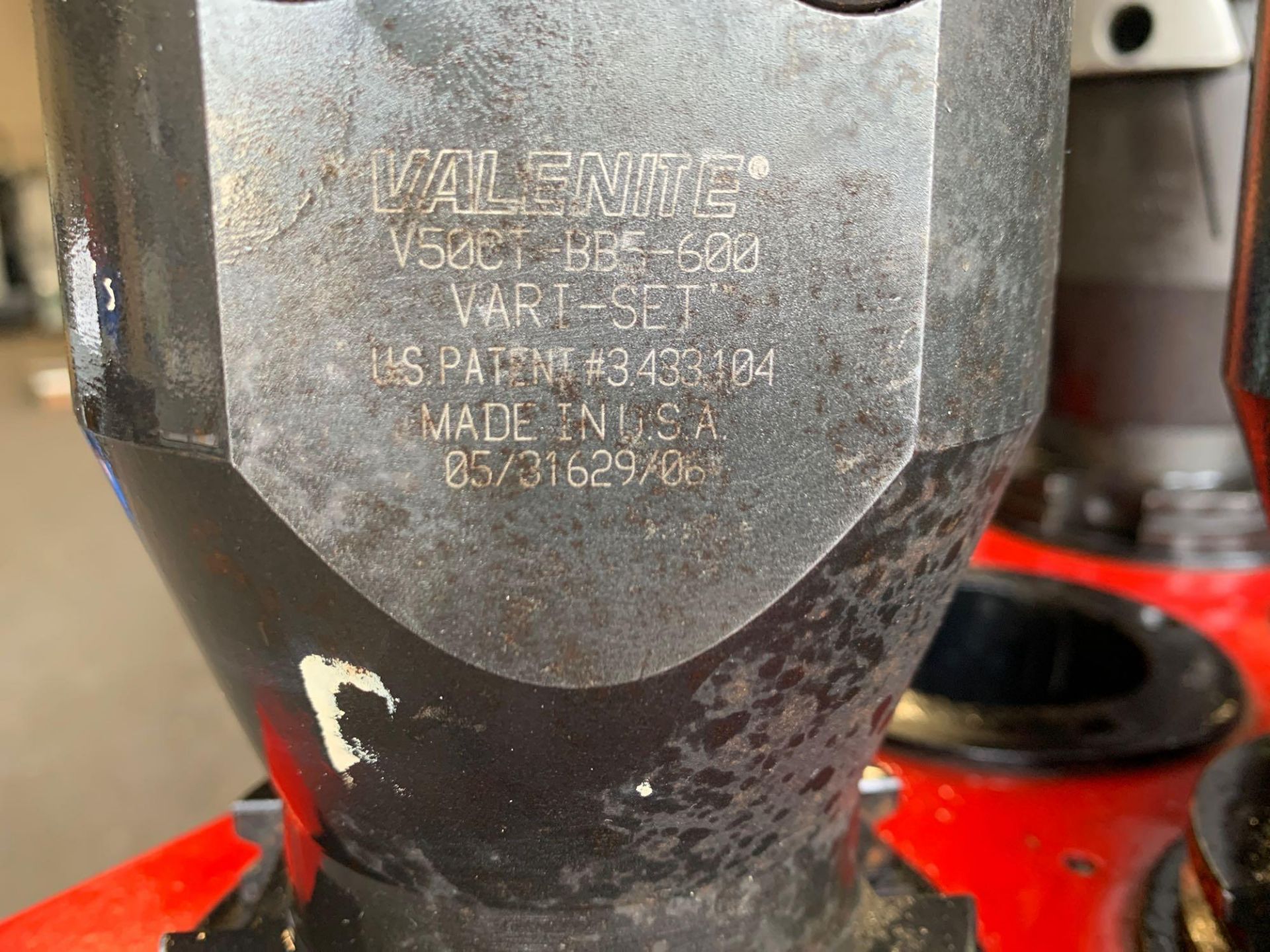 (6) Cat 50 CNC Tool Holders Valenbite Vari-Set Adjustable Boring Heads - Image 9 of 10