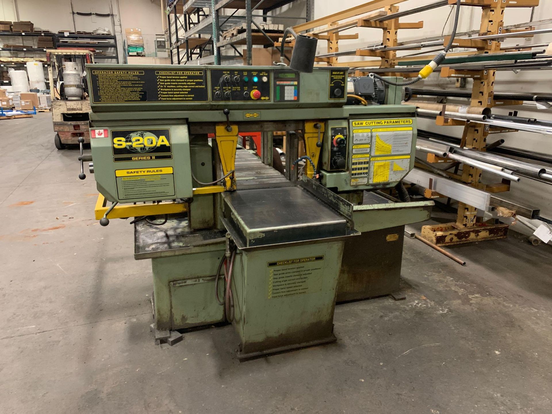 1999 Hydmech S-20A Series II Automatic Horizontal Band Saw Serial Number 80499634 - Image 15 of 25