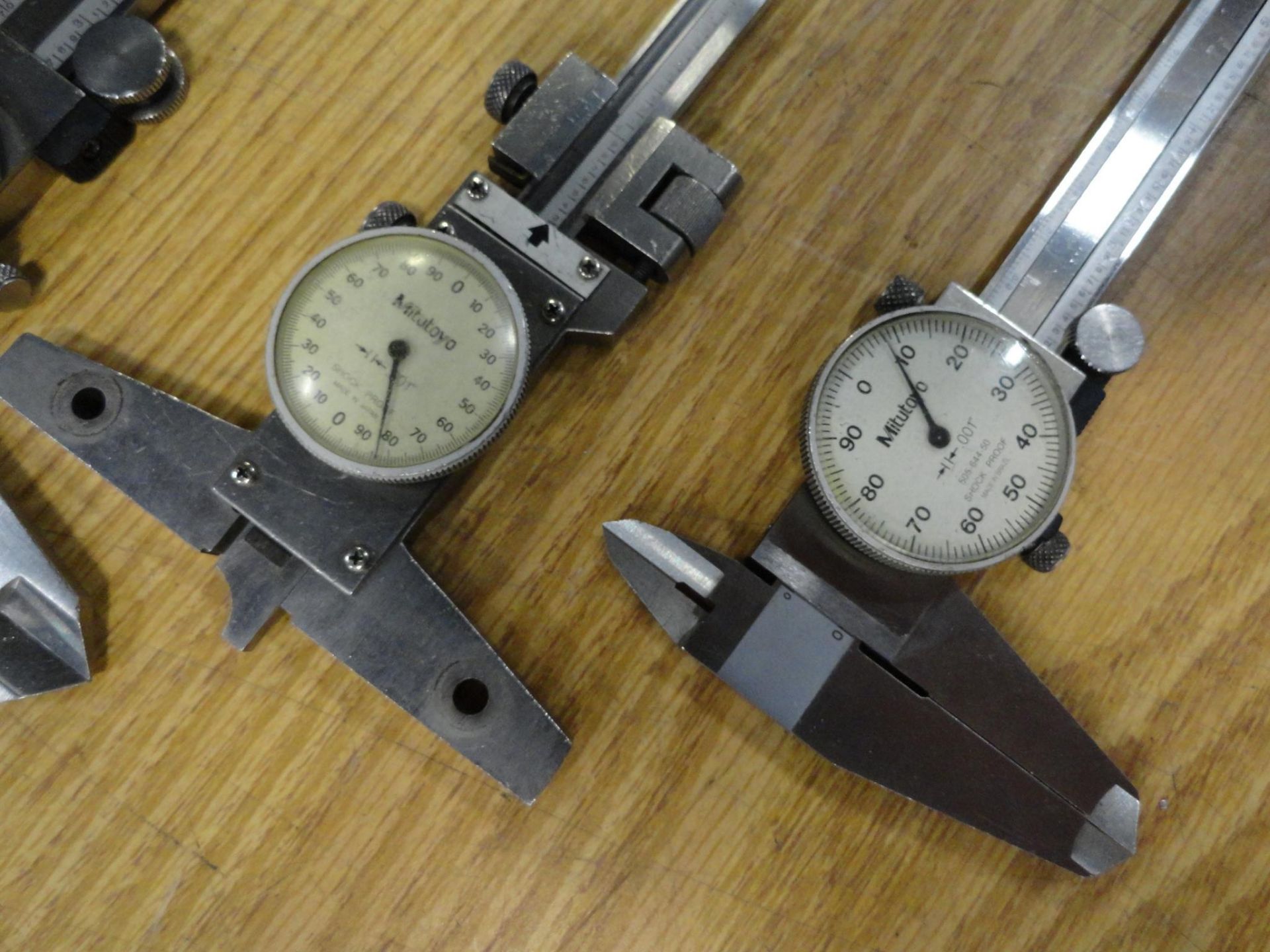 (3) Mitutoyo dial calipers, 8 and 12 inch, .001 inch increments - Image 4 of 5