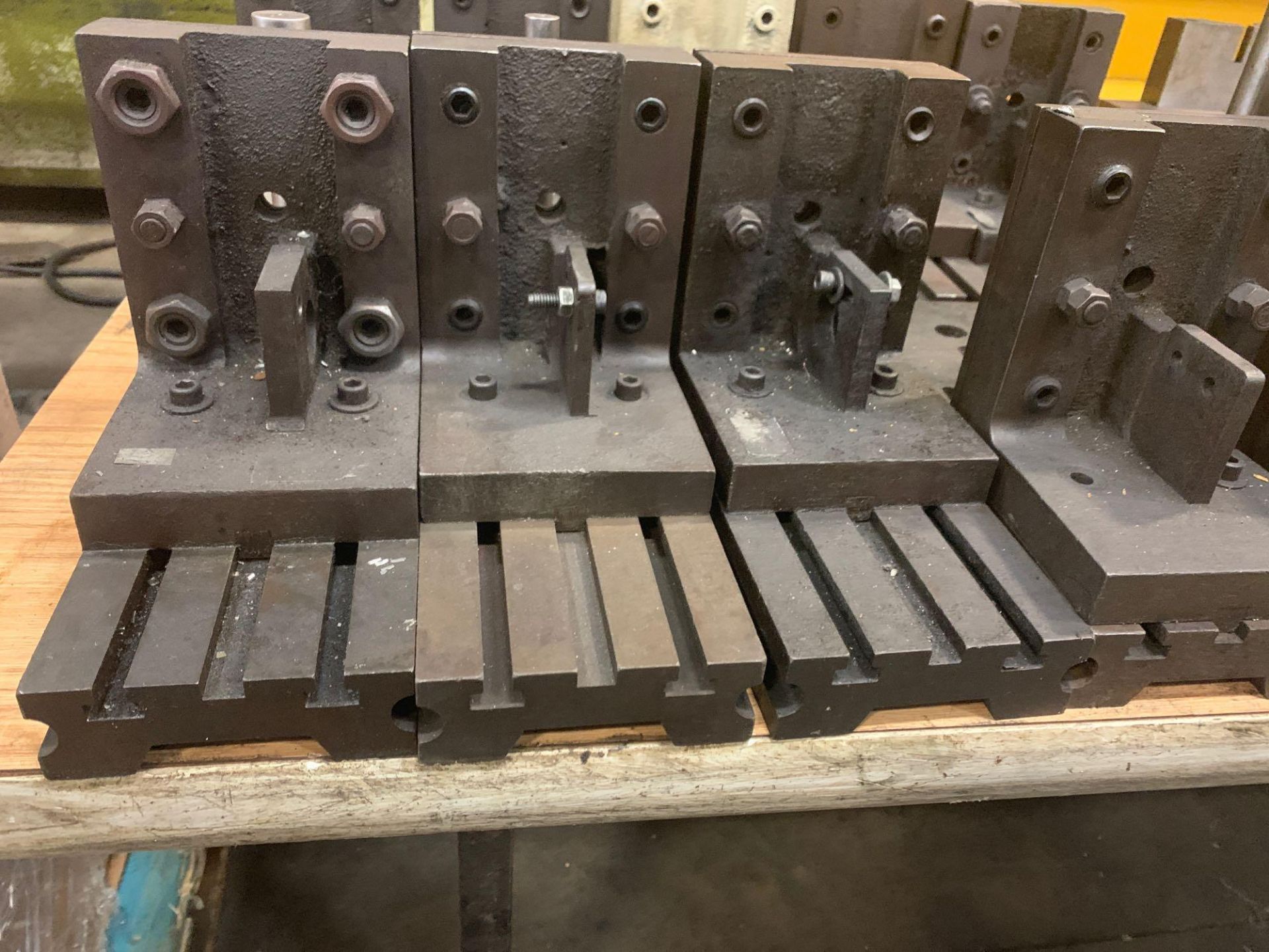 (16) adjustable hole gages on 4-1/2x12" T-slot tables - Image 2 of 6