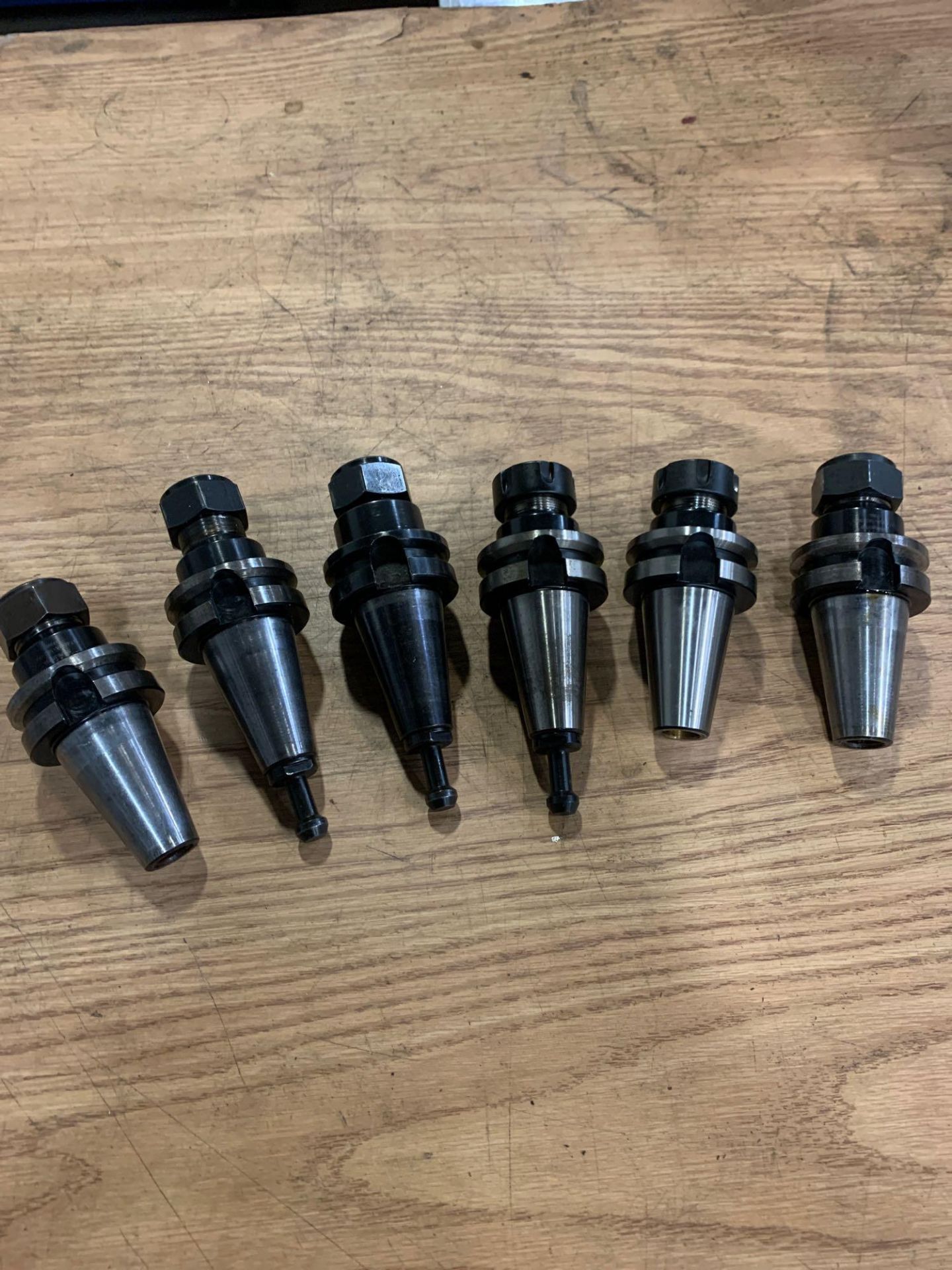 (6) Techniks ER 25 BT 40 CNC Collet Tool Holders