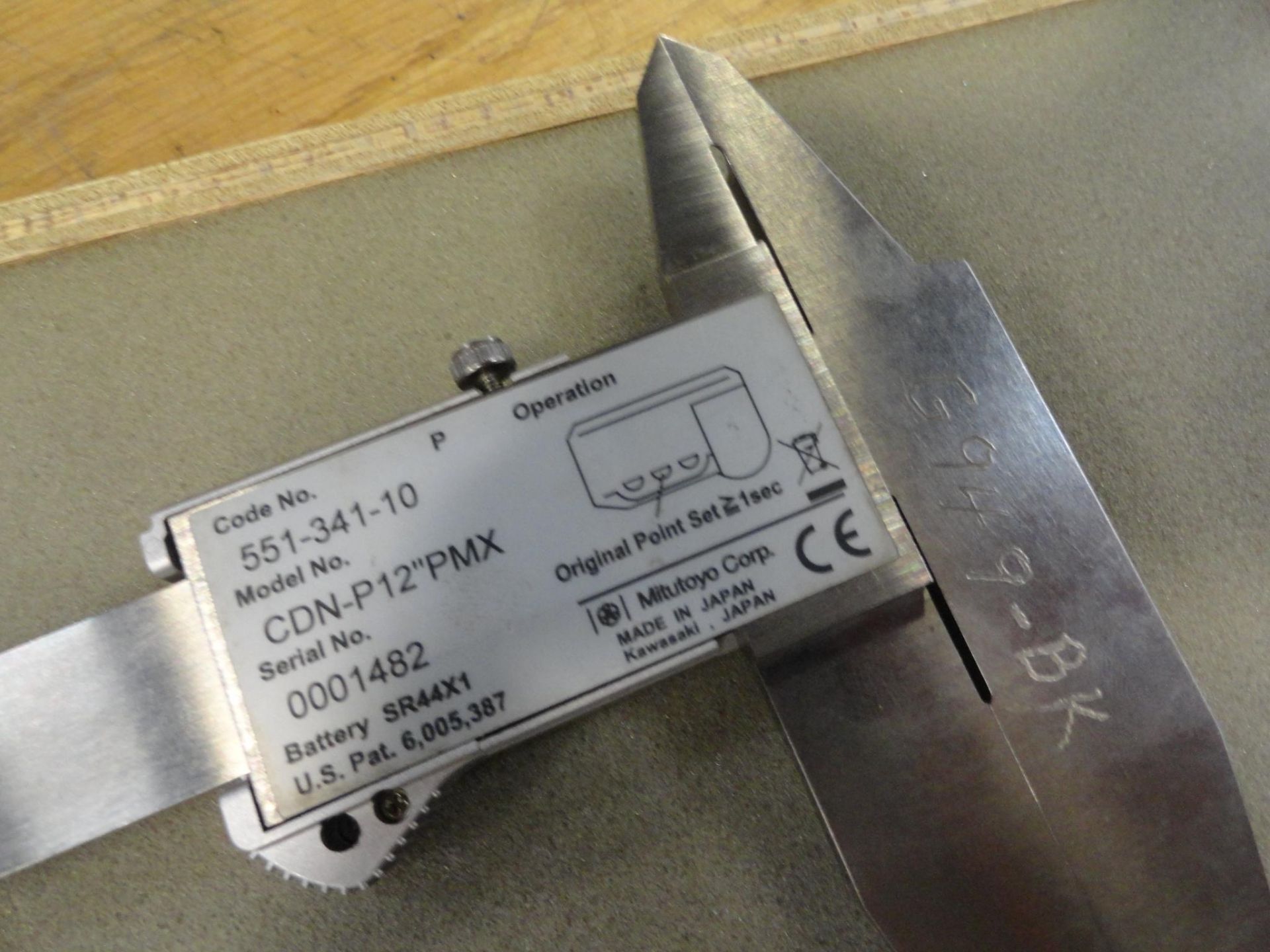 Mitutoyo Digital Caliper, code no. 551-341-10, model no. CDN-P12"PMX, serial no. 0001482, Absolute C - Image 6 of 6