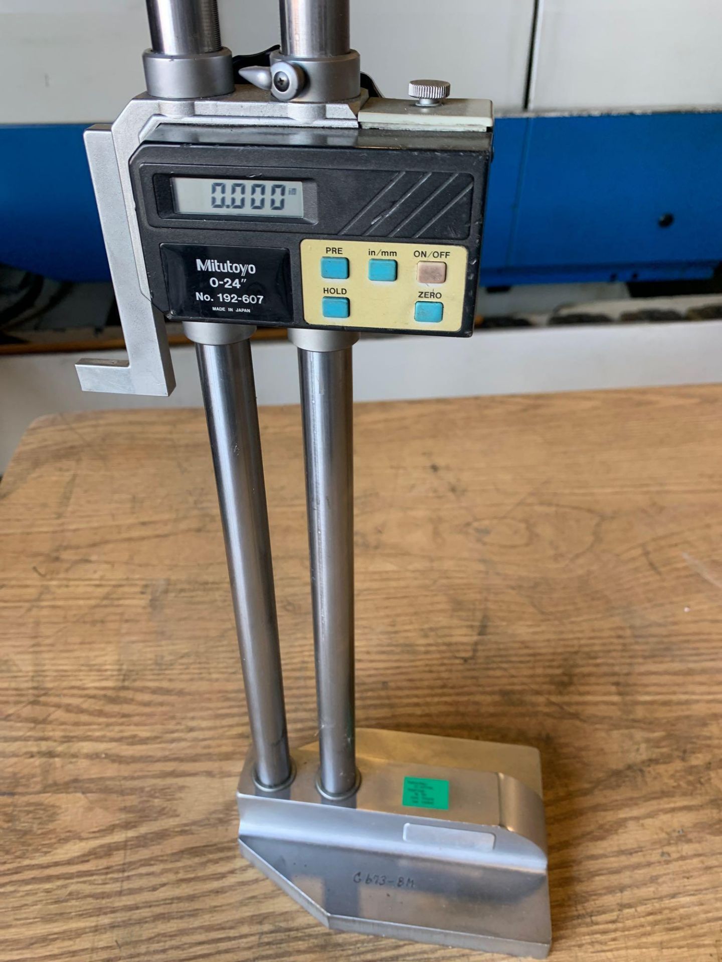 Mitutoyo 0-24” No. 192-507 Digital height gage - Image 2 of 7