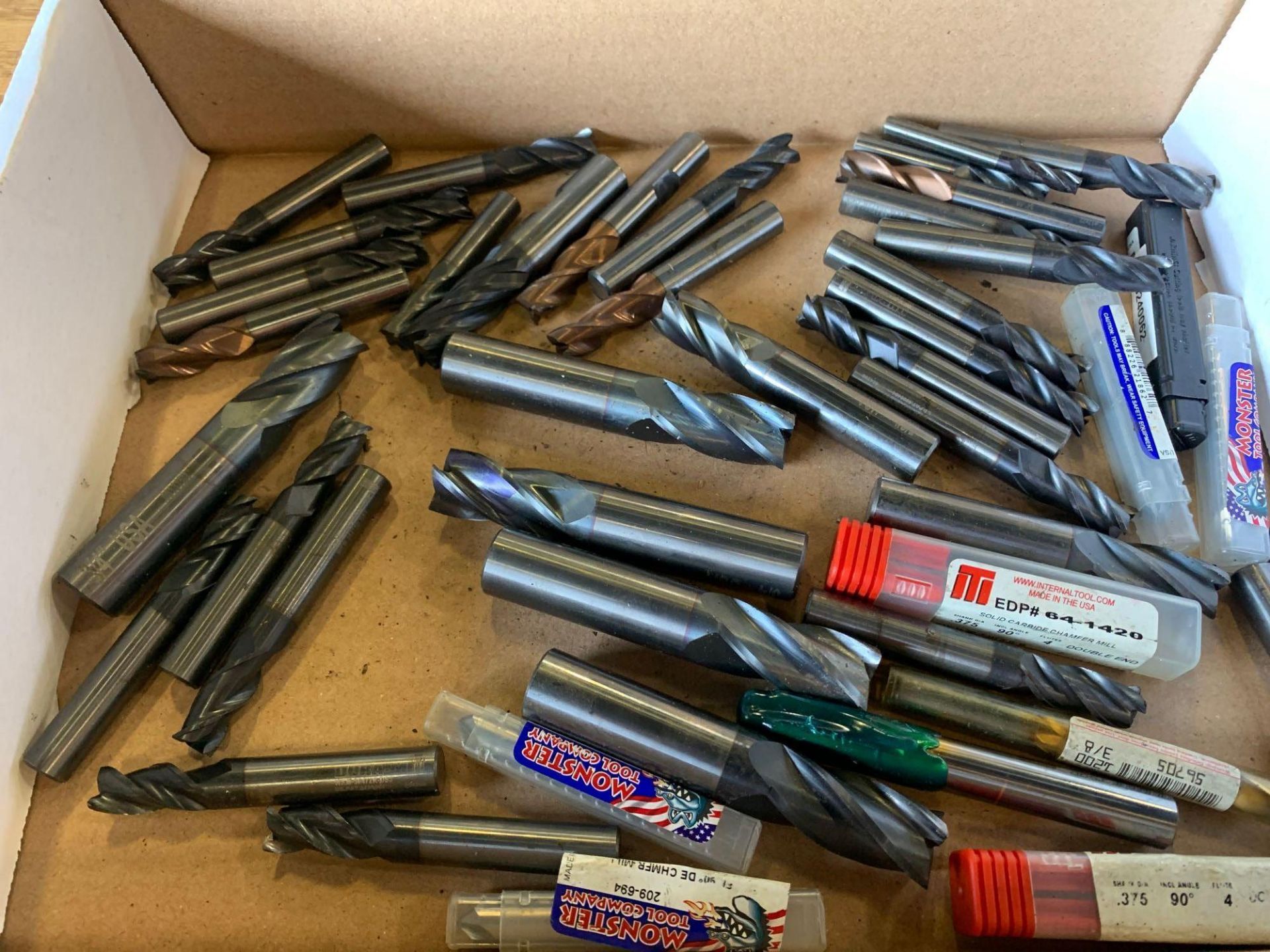 Approx.(45) Assorted Solid Carbide Endmills