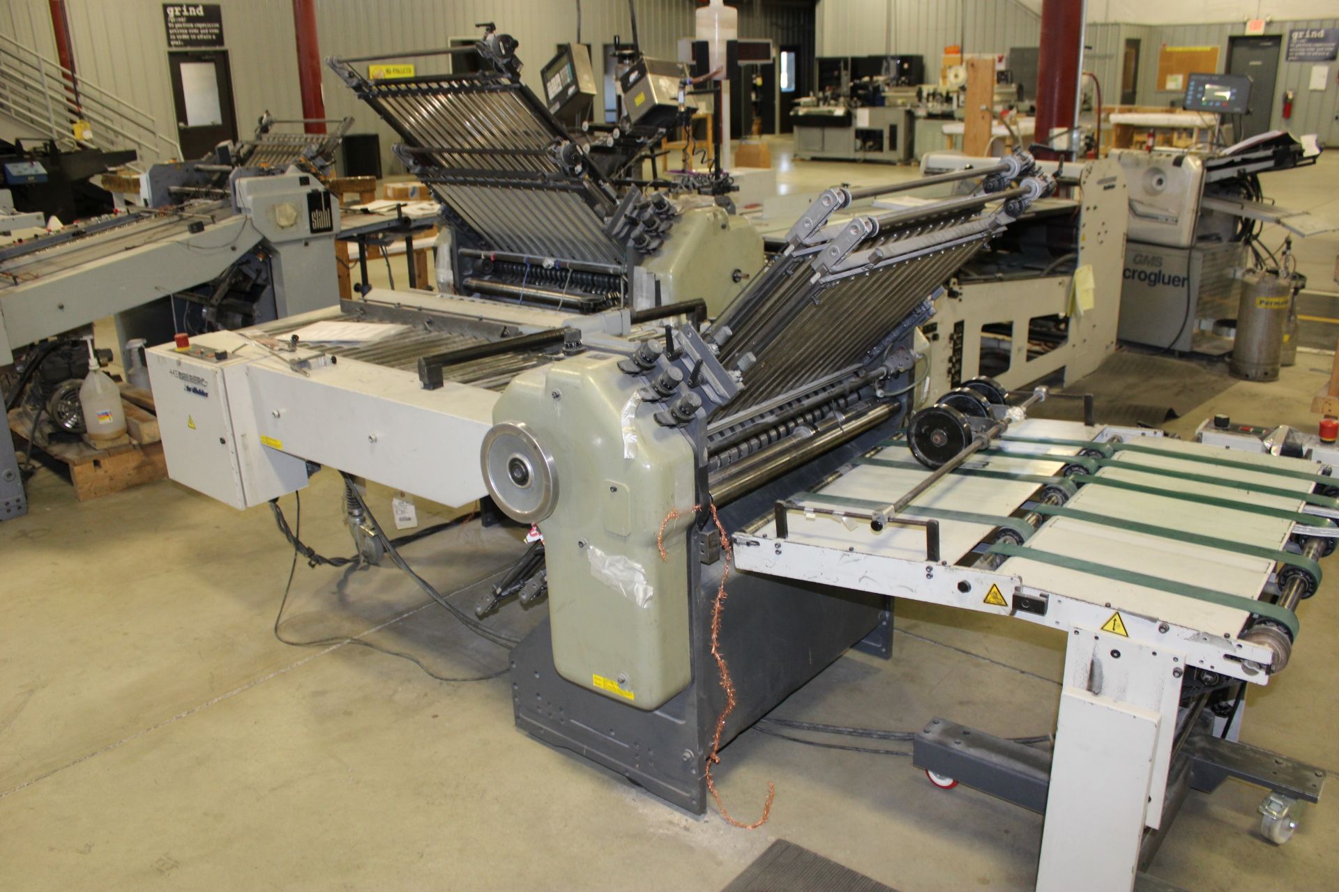 Heidelberg Stahl Folder & Stacker Model S1426D-4-PAR-3 Continuous Feeder s/n 1410F0028 and Stahl - Image 5 of 5