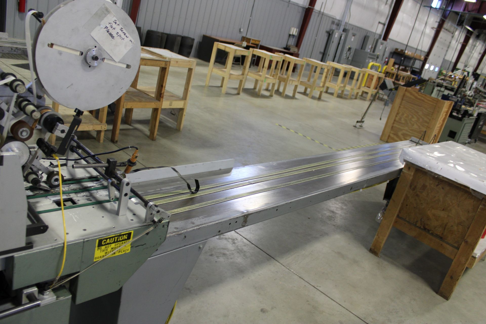Kirk-Ruby Friction Fed Printer/Tabber w/ Infrared Dryer and 12" x 12' Offload Conveyor Model 215-N - Image 4 of 4
