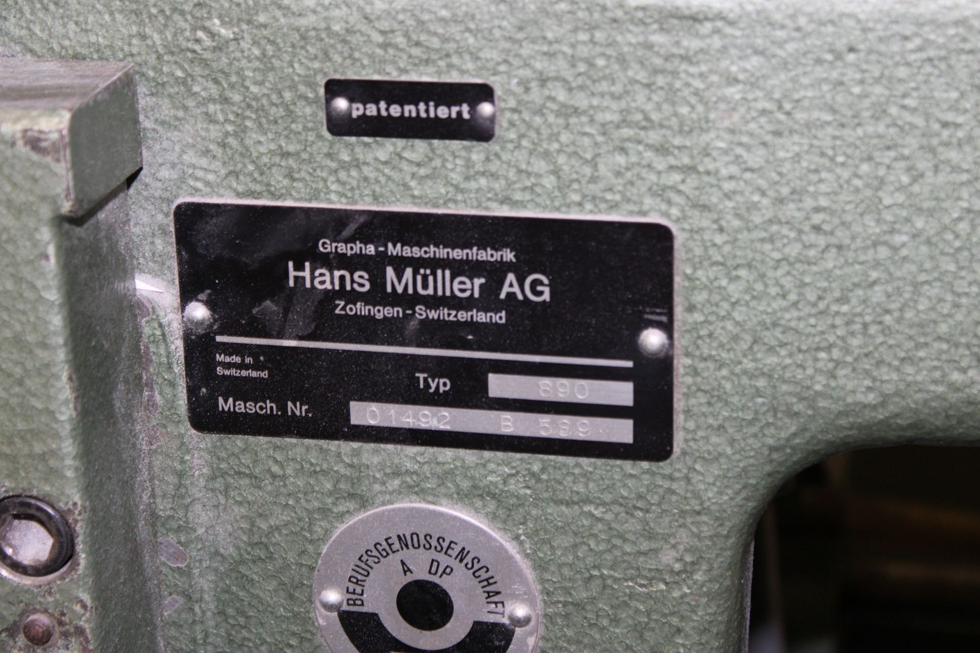 Muller Martini Saddle Stitcher/ Binder Type 221-4, Deluxe Stitcher DB75V Hans Muller Type 890 - Image 3 of 5