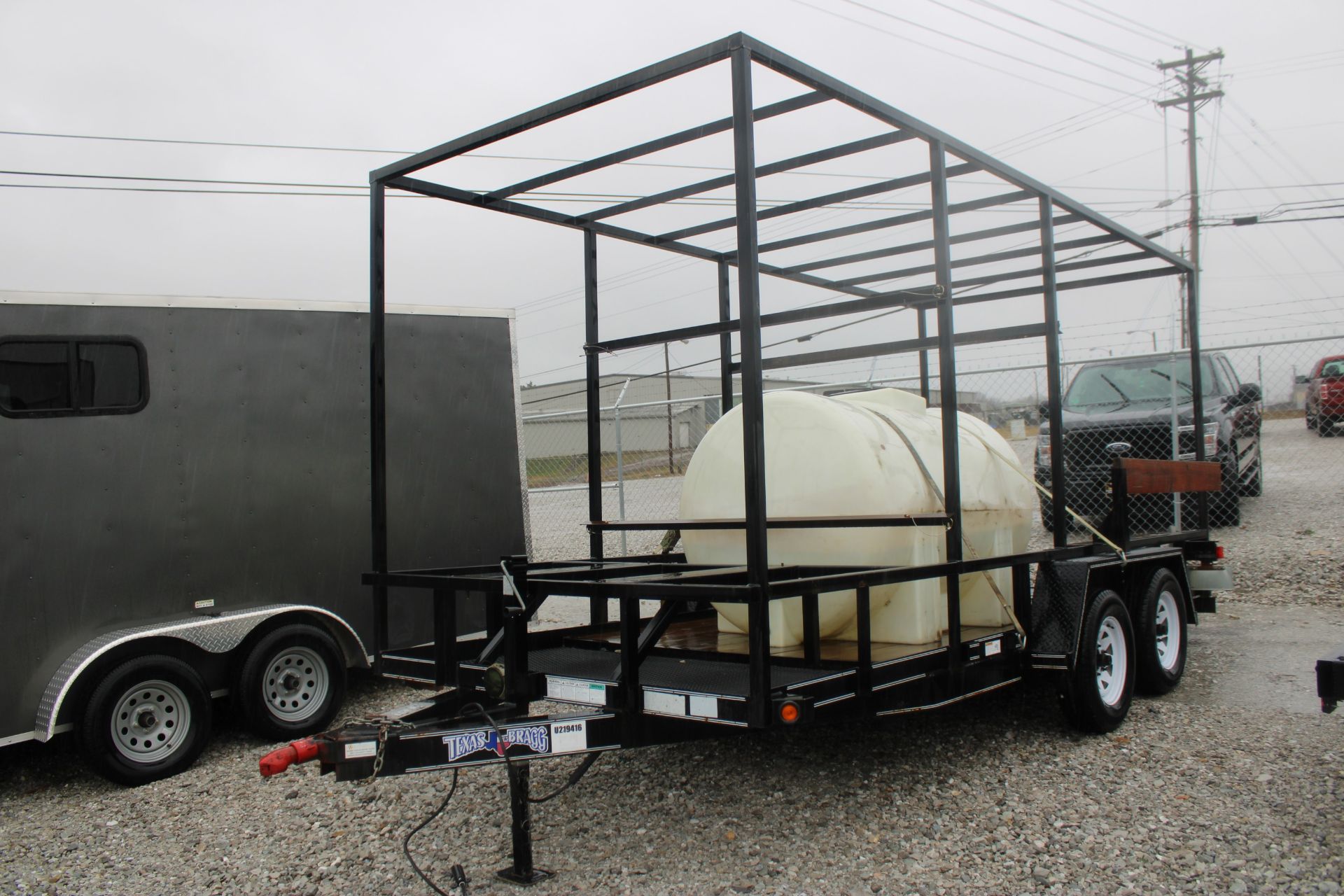 2010 Texas Bragg Trailer, 7' x 14', 7,000lb Capacity VIN 17XFT1622A1003119 - No Tank - Title