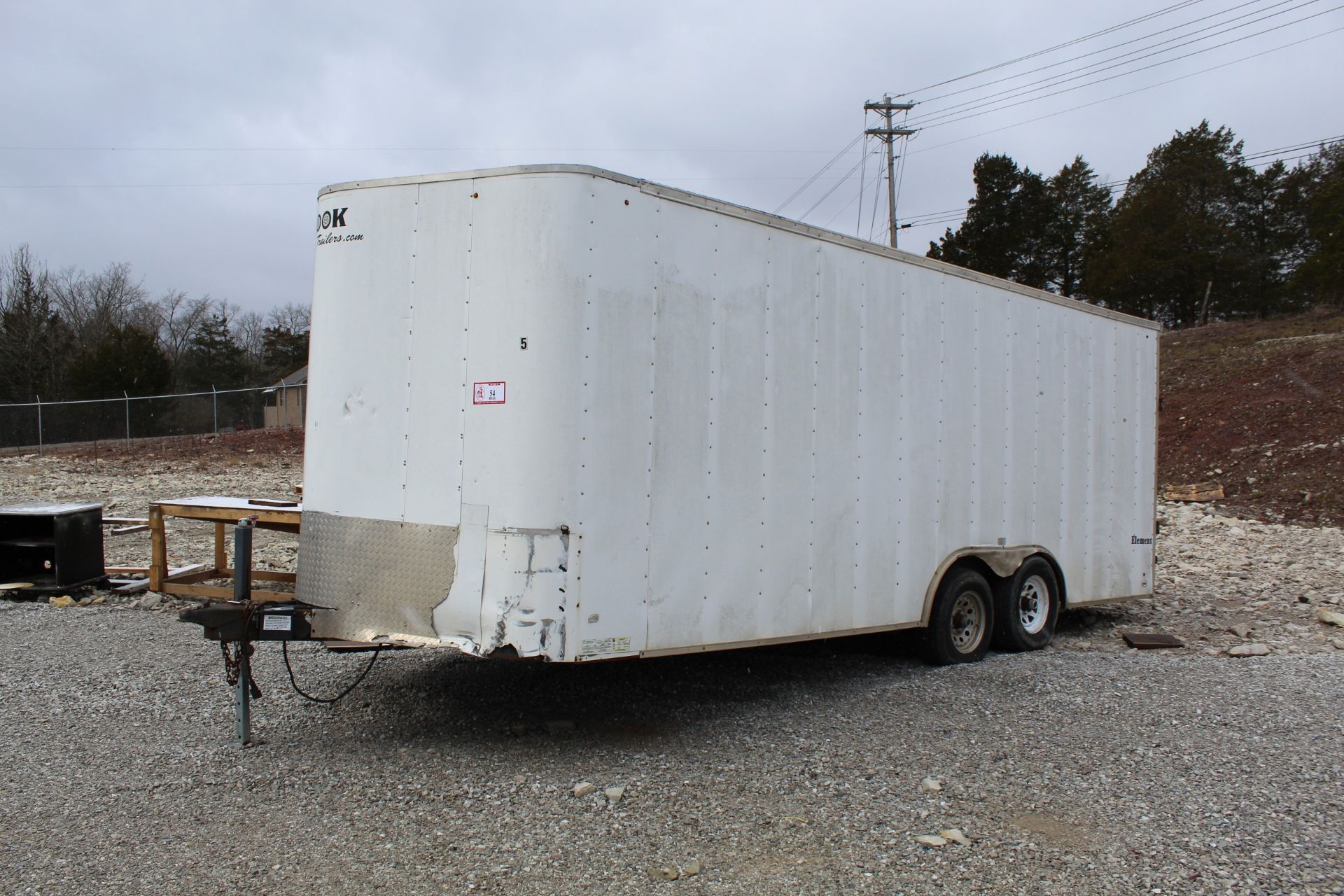 2012 Look Enclosed Trailer 18' x 8' Vin 53BTE2029CU003926 - Title