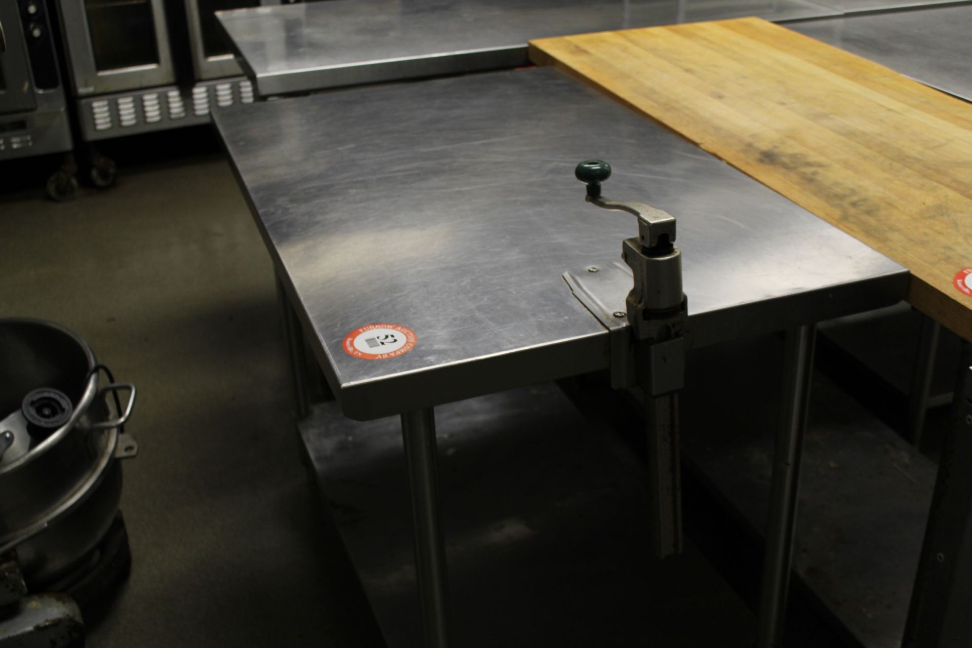 Stainless Steel 48" x 30" Work Table w/ Garde Can Opener