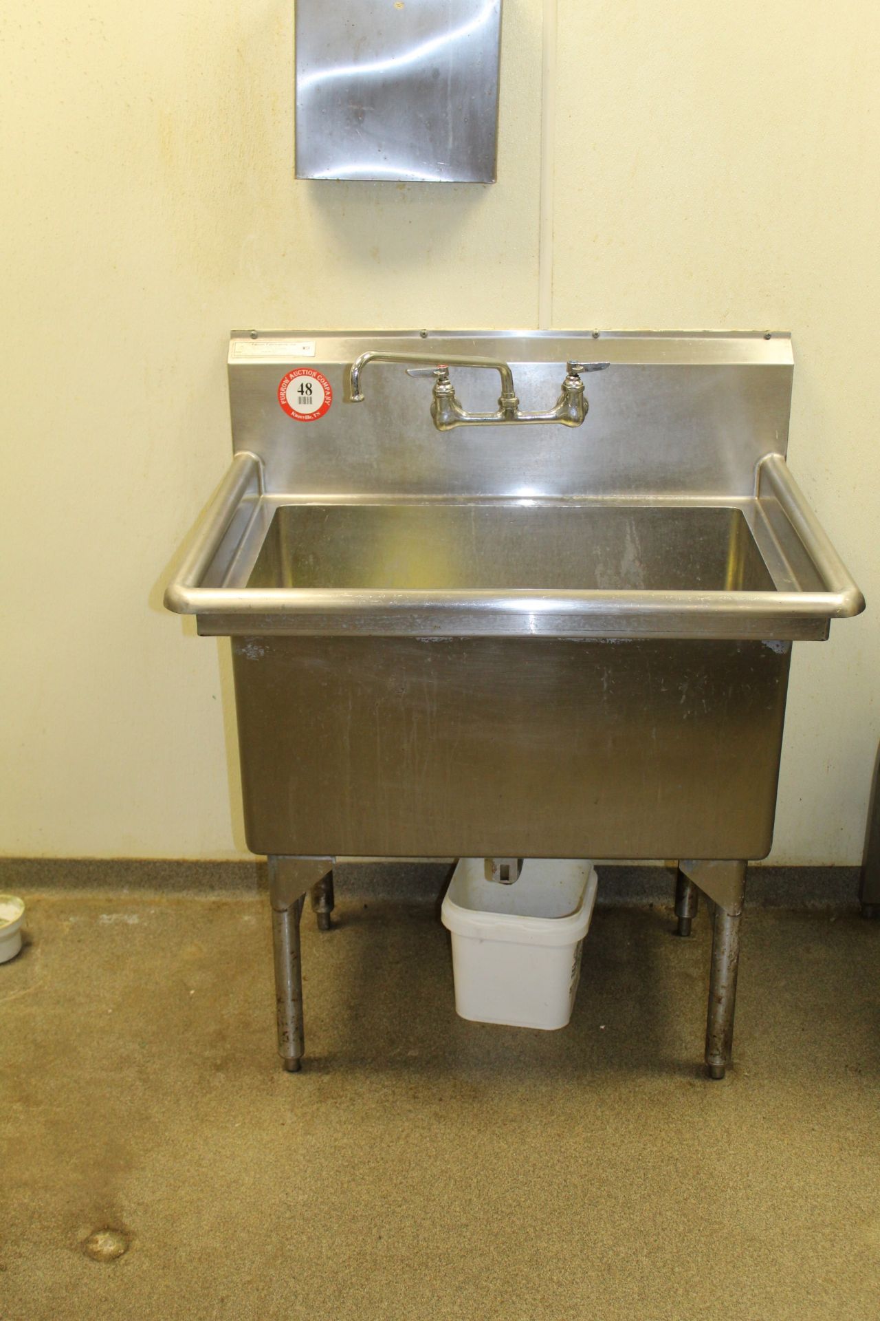 Vulcan Fabricators Single Compartment Stainless Steel Sink