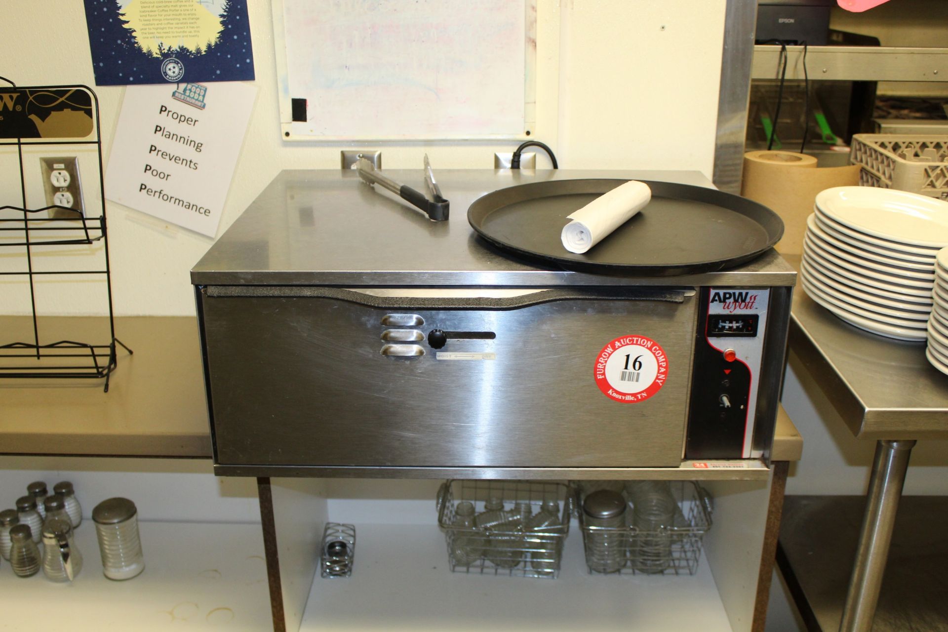 APW Wyatt Single Drawer Stainless Steel Warmer