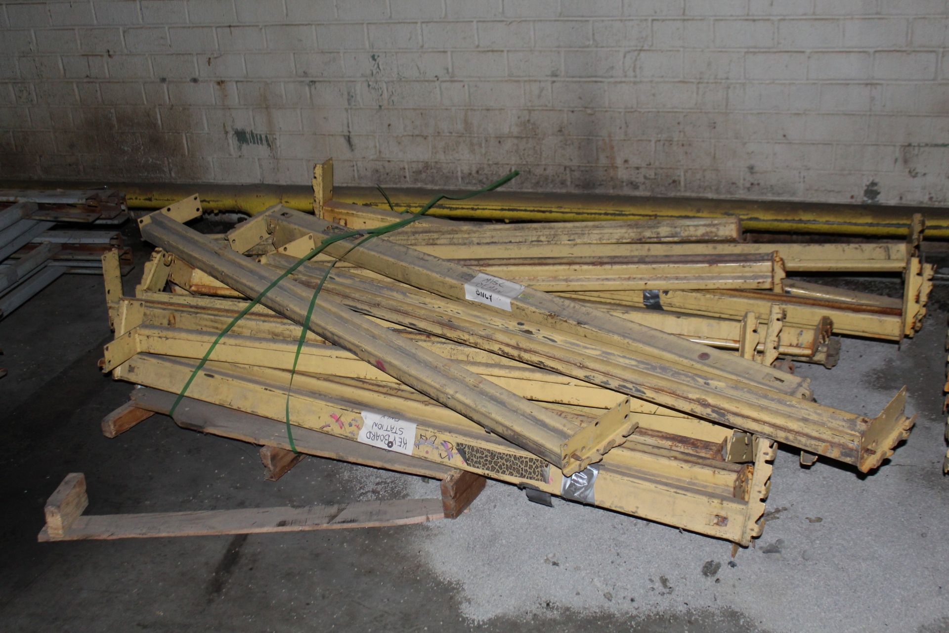 Assorted Pallet Rack Parts, (10) Up- Rights, Assorted Size Cross Braces - Image 5 of 6