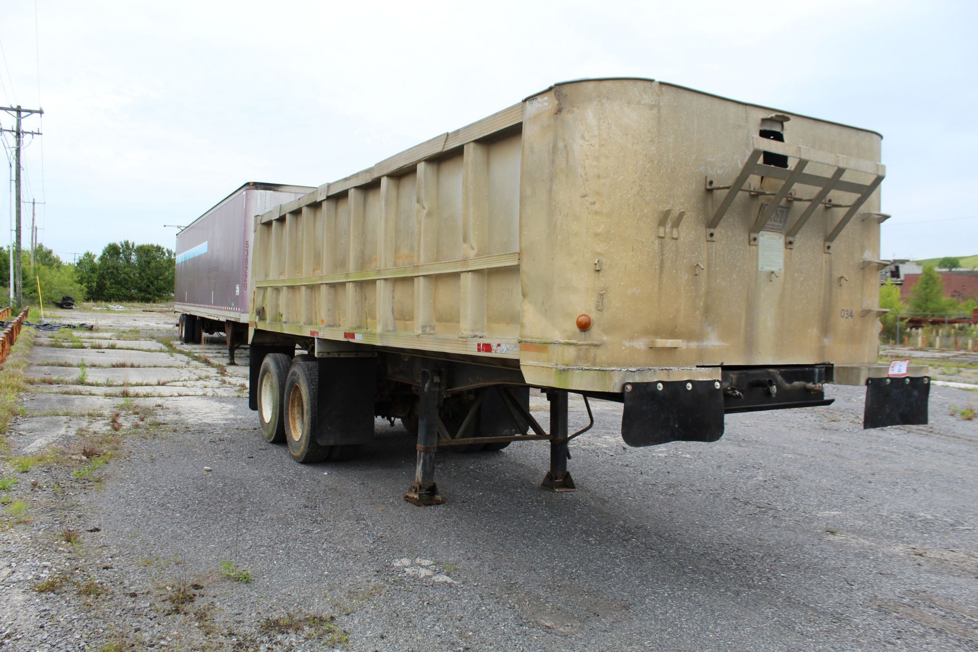 East Mfg. 24' Aluminum Dump Trailer, NO TITLE EVER - Image 2 of 4