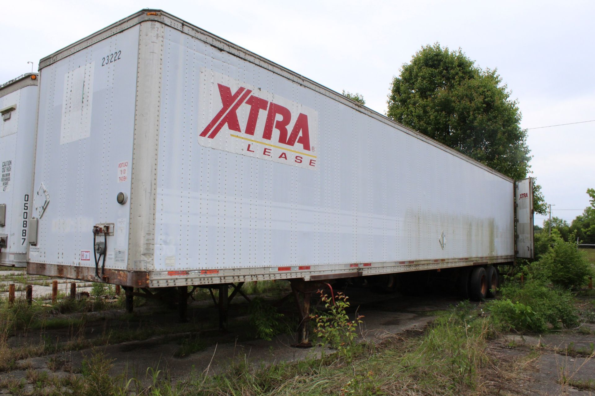 1996 Wabash 53' Dry Van Storage Trailer, Plexi Roof, NO TITLE EVER