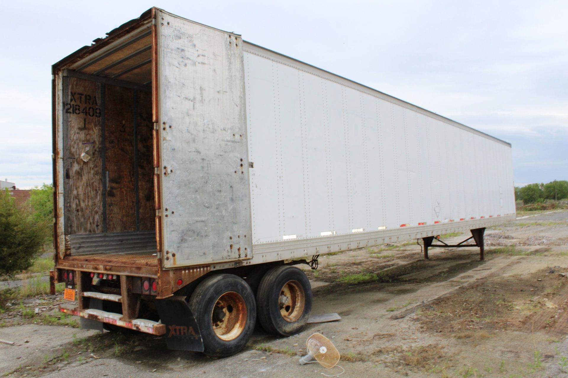 1998 Trailmobile 53' Dry Van Storage Trailer, Plexi Roof, NO TITLE EVER - Image 3 of 4