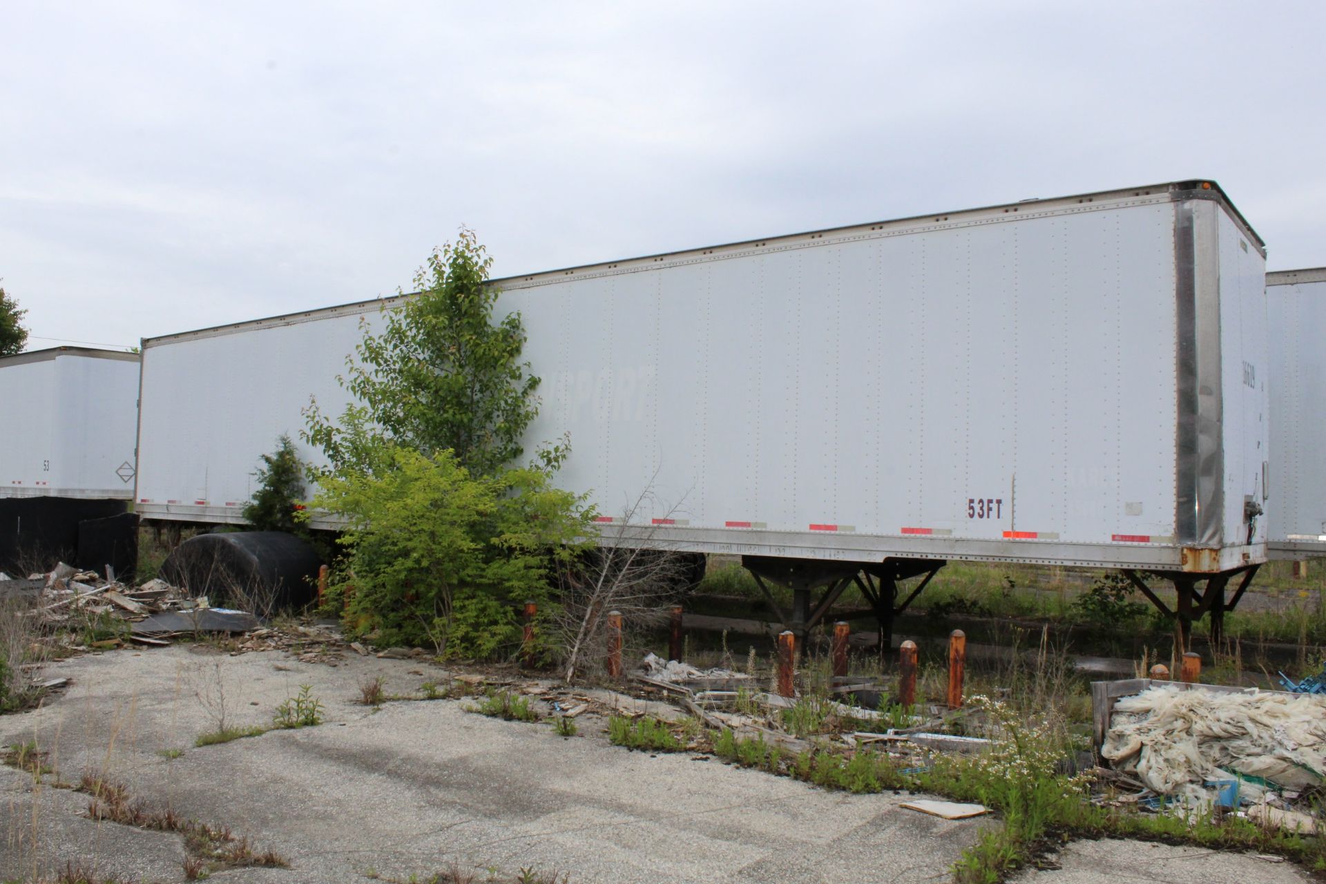 Stoughton 53' Dry Van Storage Trailer, Plexi Roof, NO TITLE EVER - Image 2 of 2