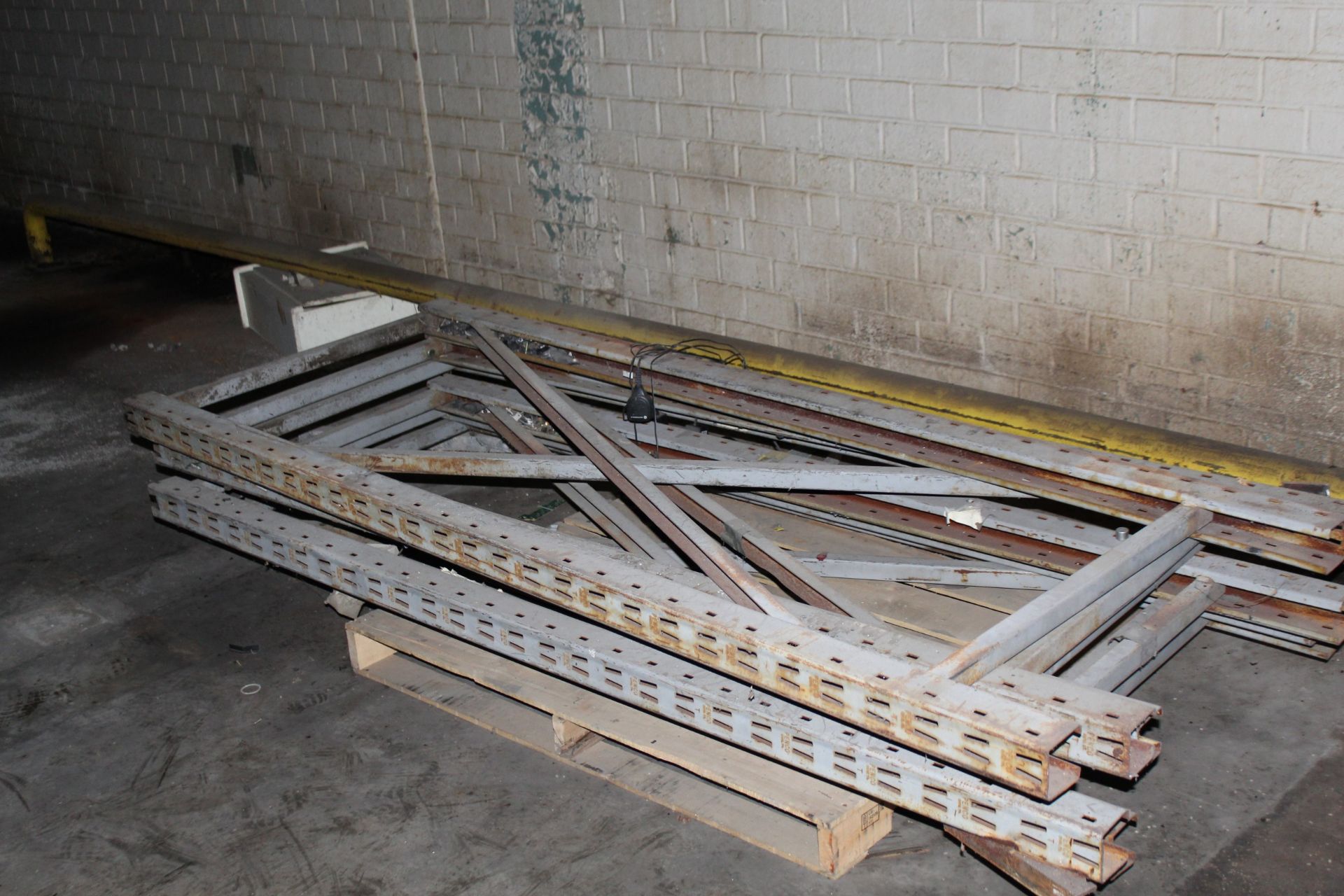 Assorted Pallet Rack Parts, (10) Up- Rights, Assorted Size Cross Braces - Image 6 of 6