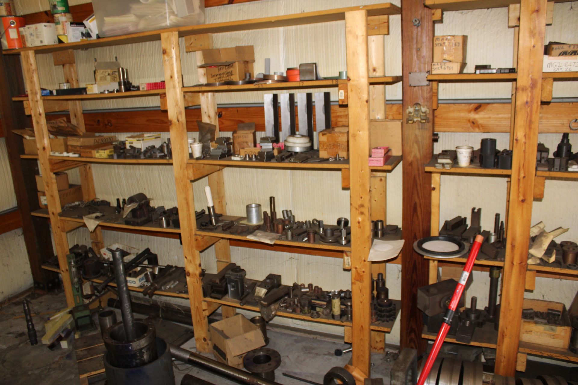 Contents of Shelves: Various Holders, Fixtures, Metal Parts & Pieces - Image 2 of 3