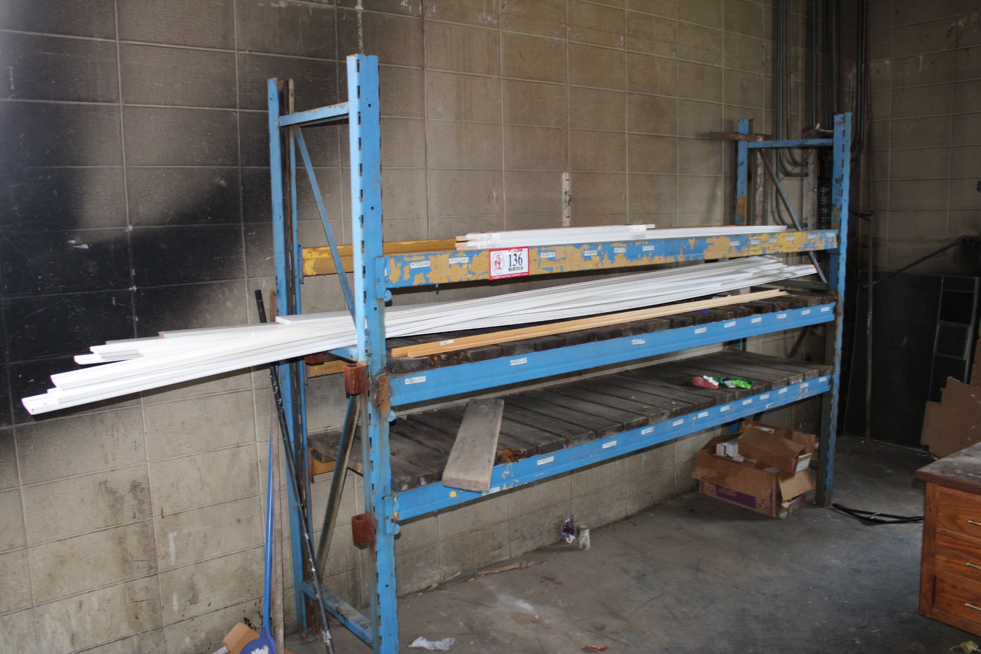 (1) Section Pallet Racking, 84" x 24" x 96"