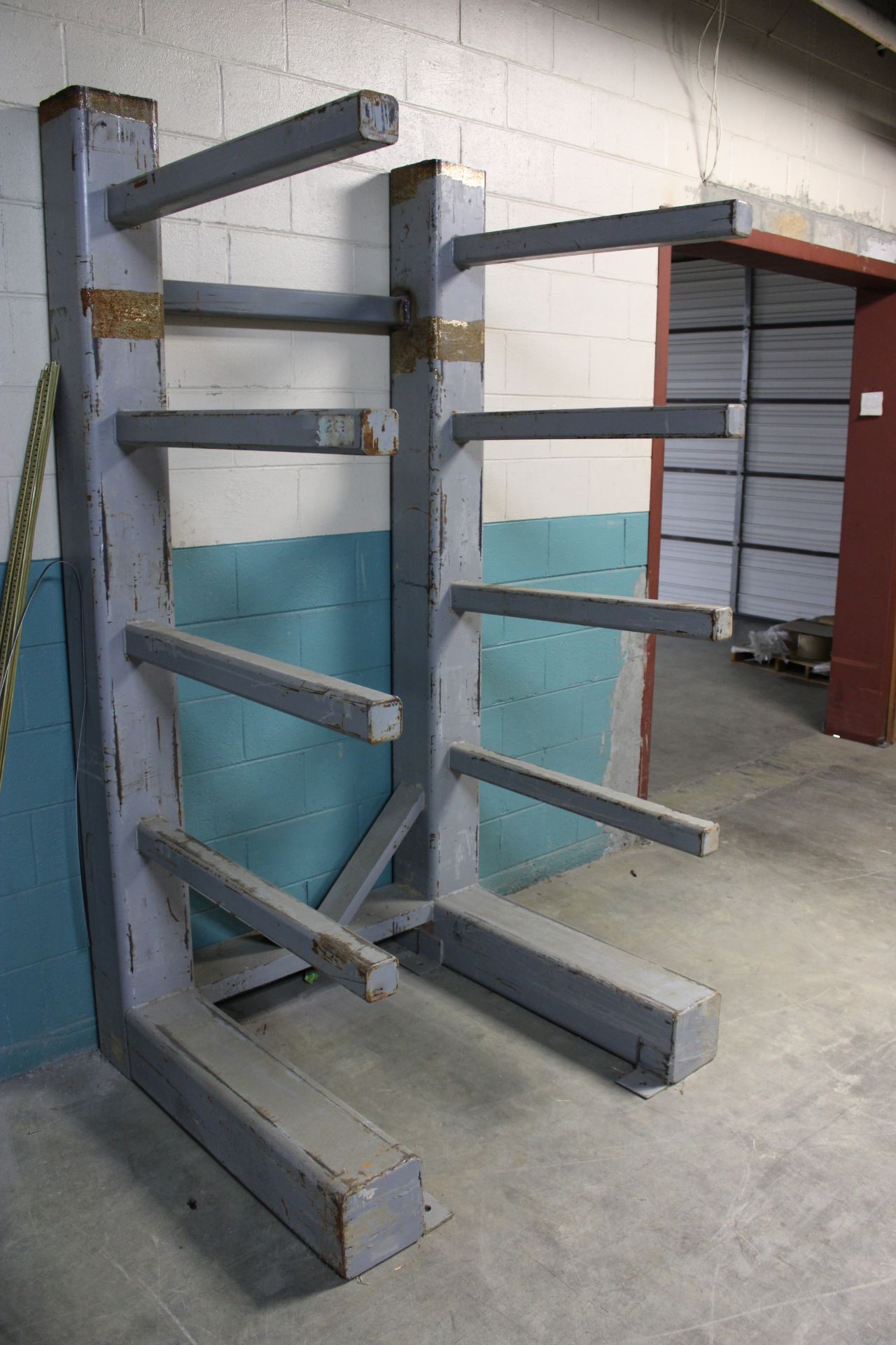 (4) Heavy Duty Metal Storage Racks - Image 4 of 4