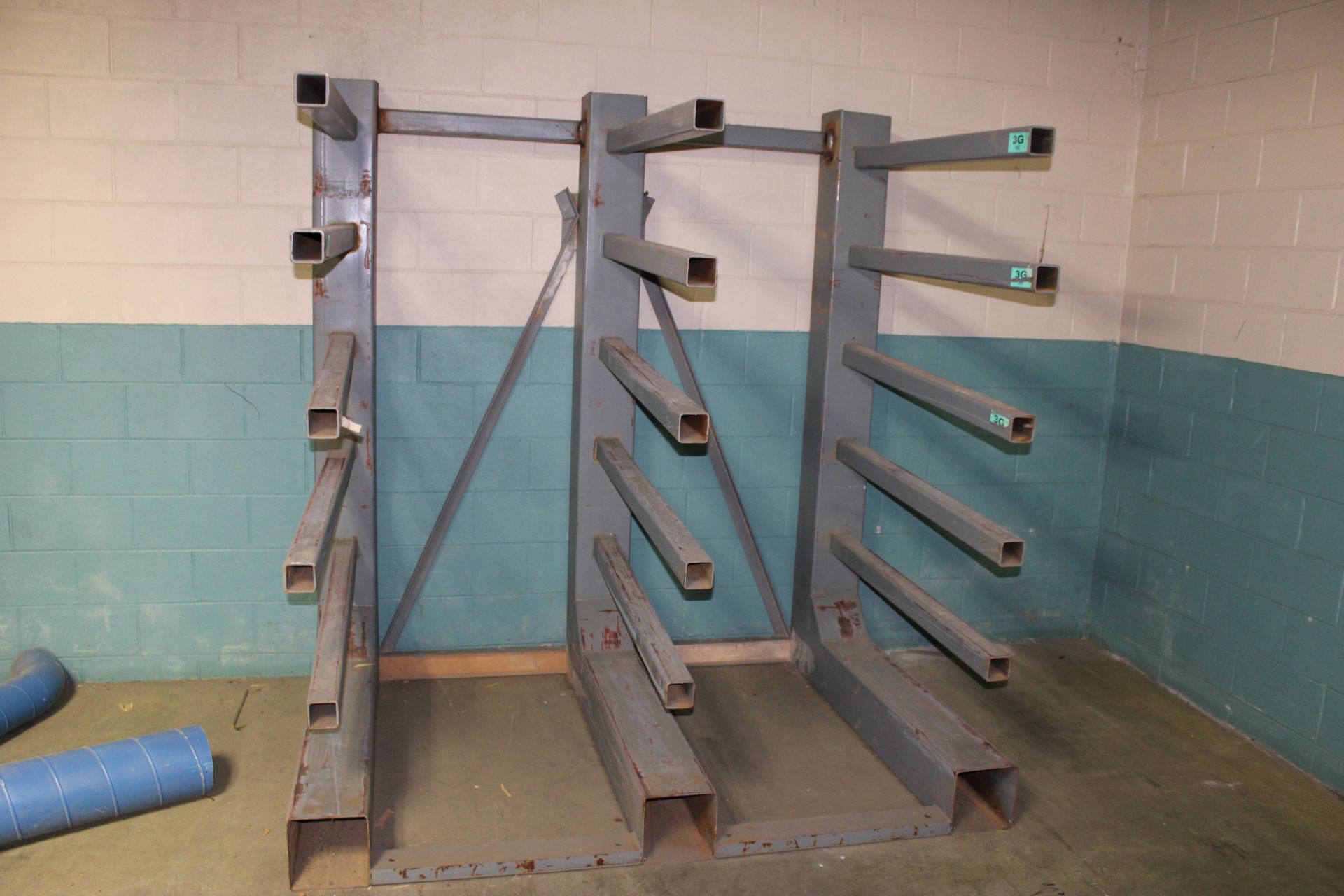 (4) Heavy Duty Metal Storage Racks