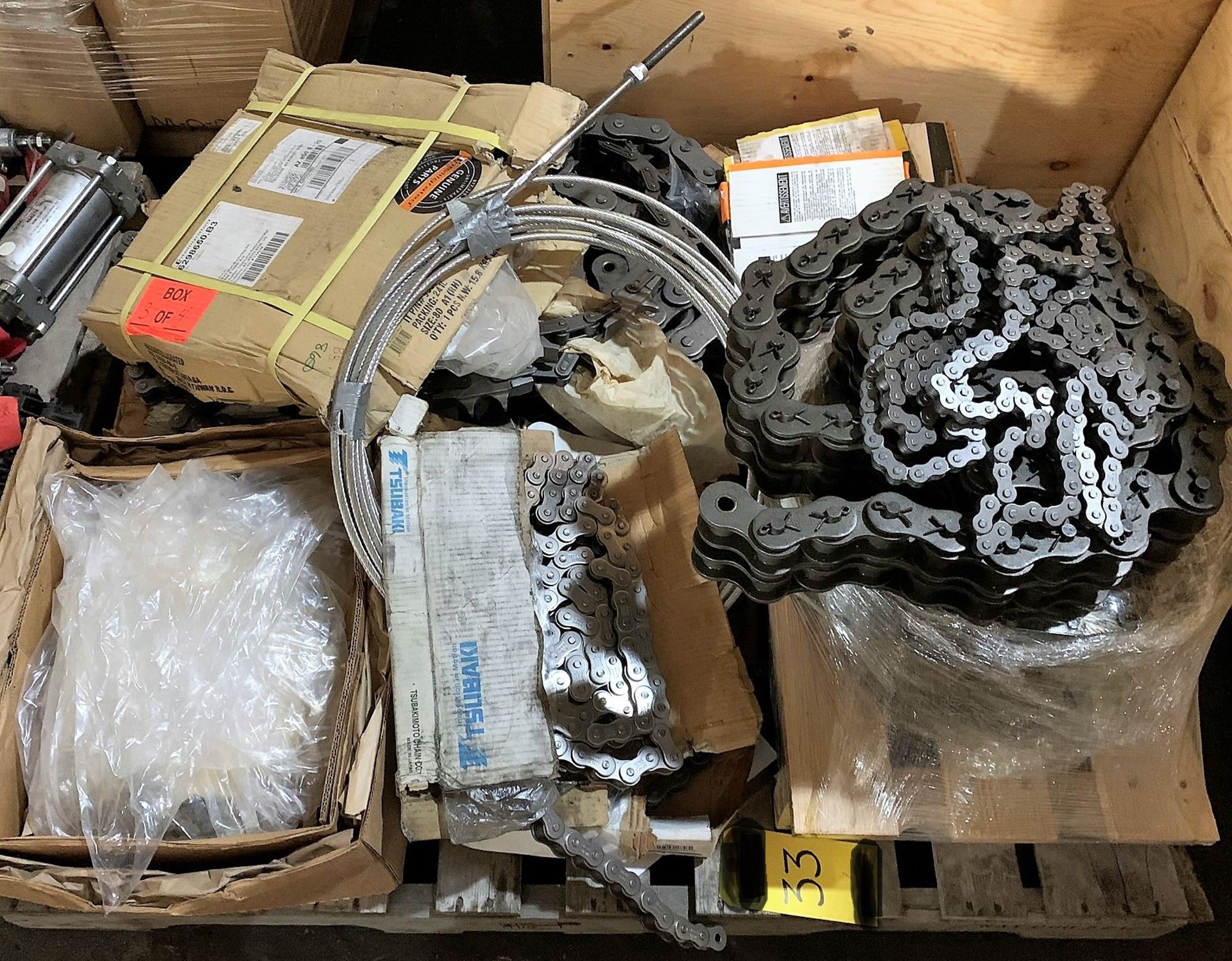 Lot of Assorted Chain & Tensioner Cable
