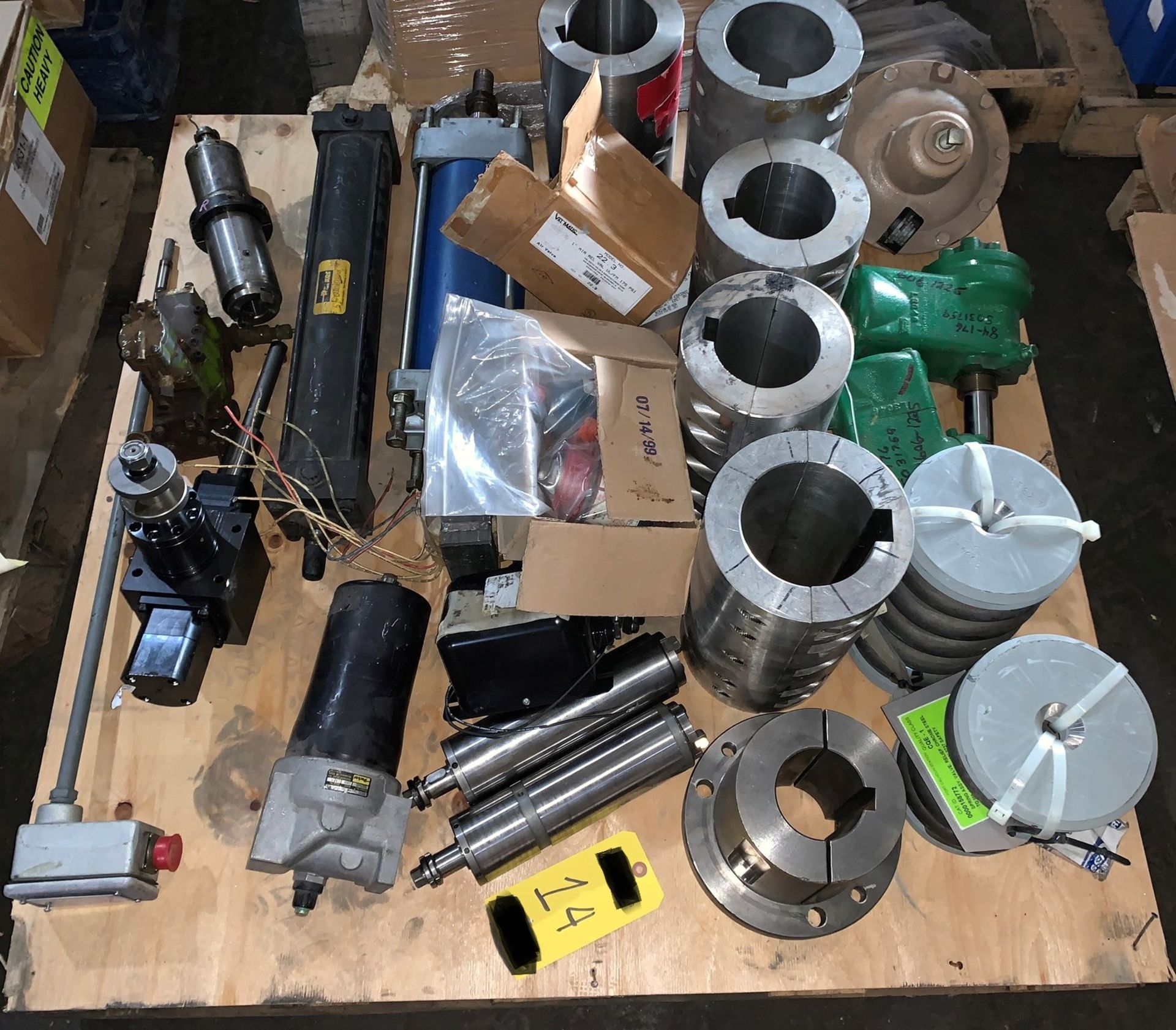 Lot of Assorted Cylinders, Valves, & Actuators