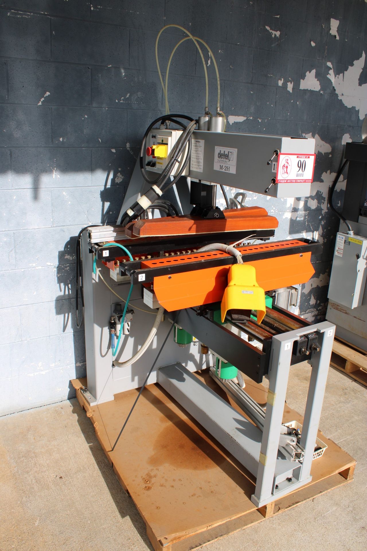 Adwood Detel M-2H-M 35 Double Boring Machine Press, 230v 3 Phase, Purchased New and Used Less Than - Image 2 of 2