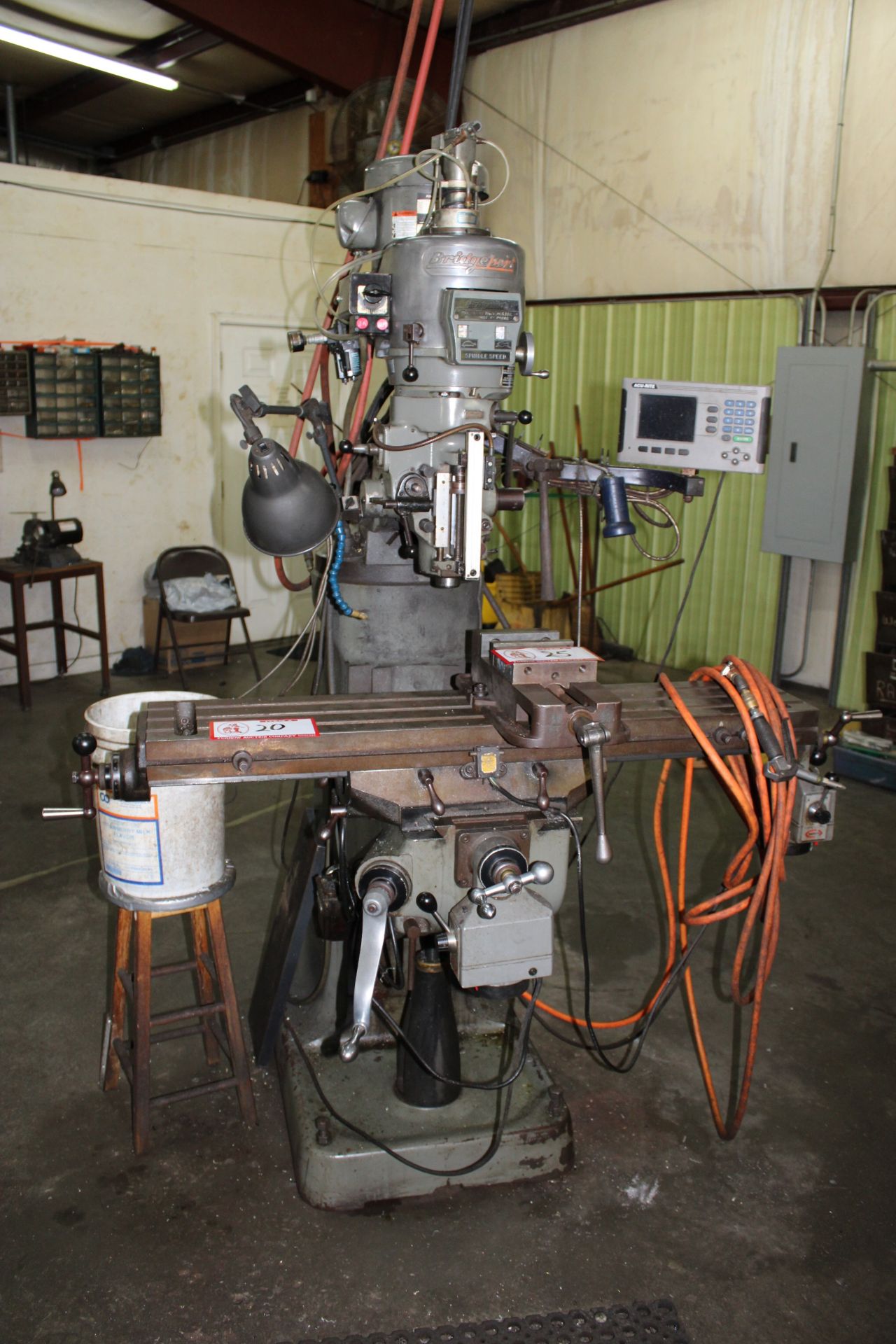 Bridgeport Vertical Milling Machine w/ XY Travel & AcuRite Digital Controls