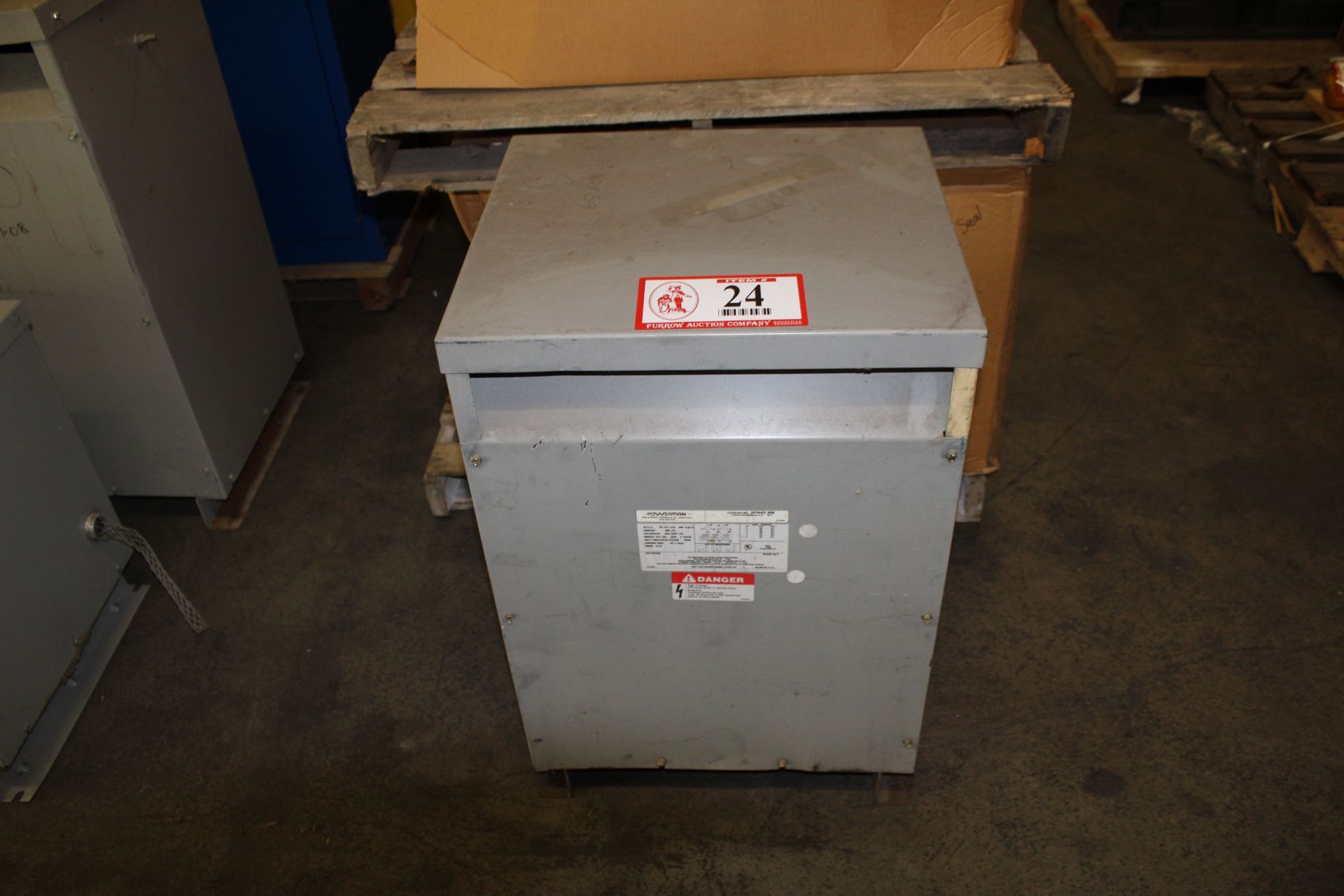 PowerTran 30 KVA 480 Volt High Primary, Secondary 240-120