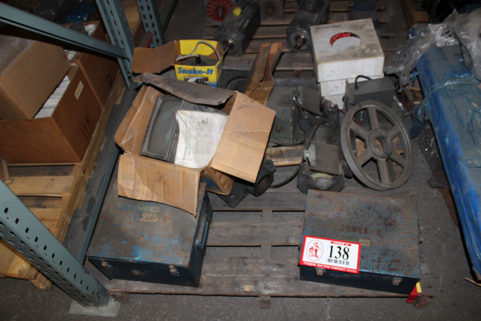 Contents of Pallet: Bench Grinder, Torco 7000 Torque Amplifier, Torco 4500 Torque Amplifier