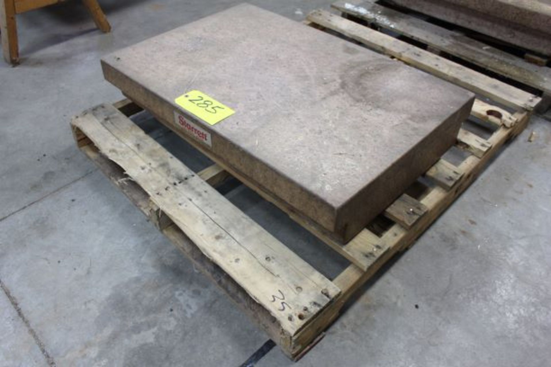 Starrett 24" x 36" 2-Ledge Pink Granite Surface Plate