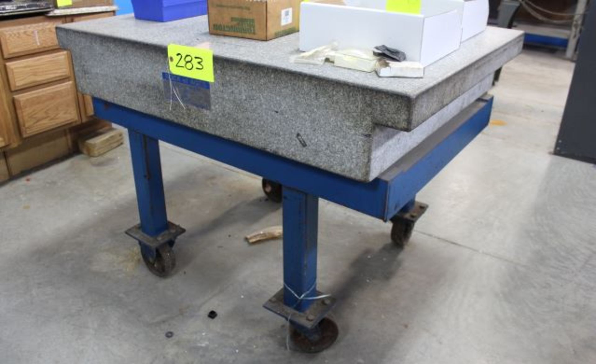 Rock of Ages 36" x 48" 2-Ledge Granite Surface Plate w/ Portable Stand