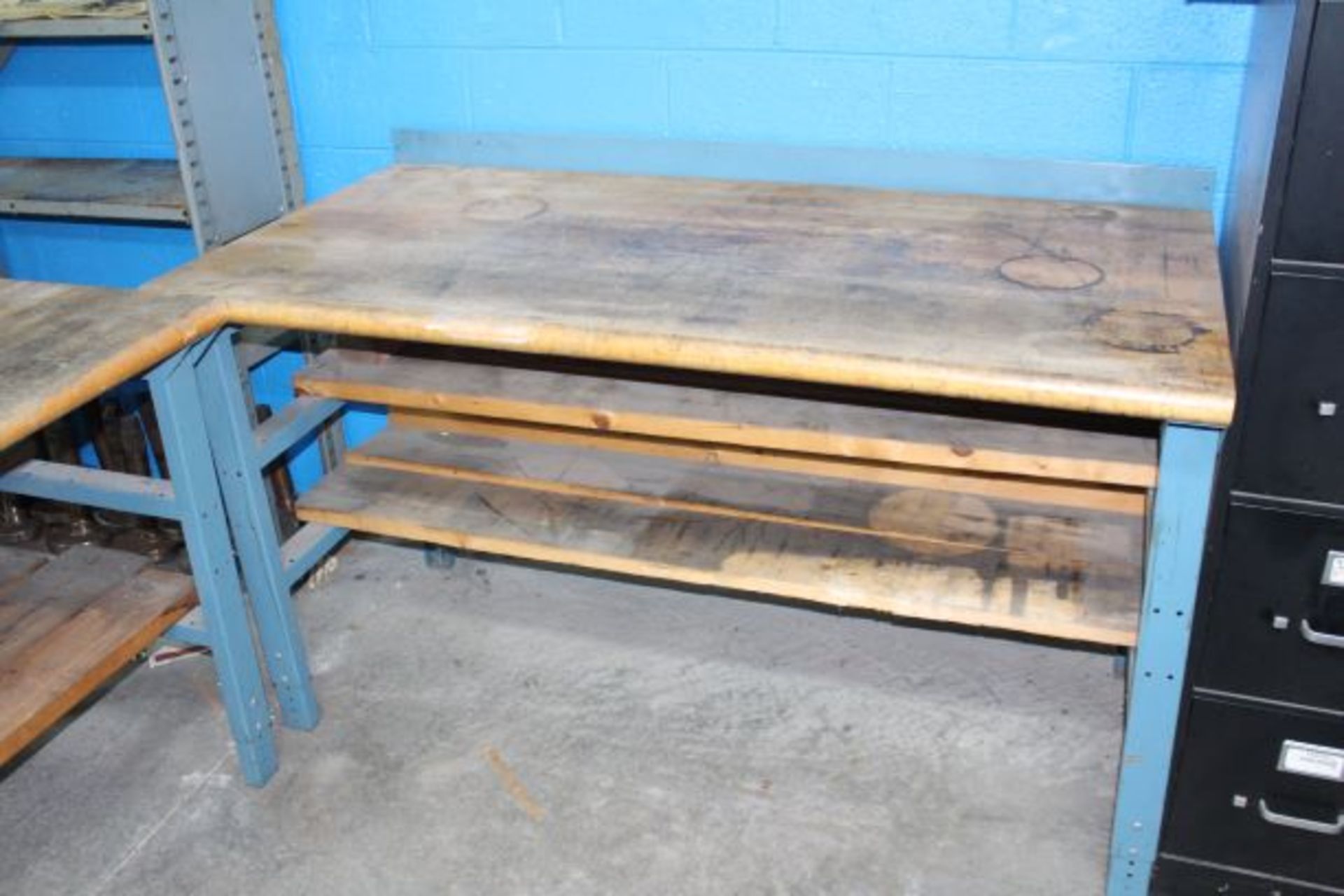 5' Laminate Hardwood Top Workbench; Bench Only