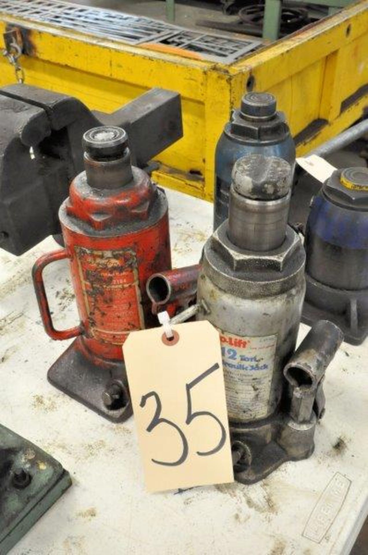 Lot-(1) Dayton and (1) Pro-Lift Approx. 12-Ton Hydraulic Bottle Jacks, (Metal Fab Room) - Image 2 of 2