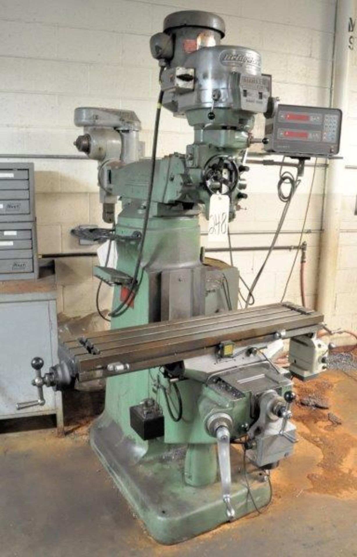 Bridgeport Series I, 2-HP Variable Speed Vertical Milling Machine, S/n 12BR190063, Acu-Rite 2-Axis - Image 3 of 12