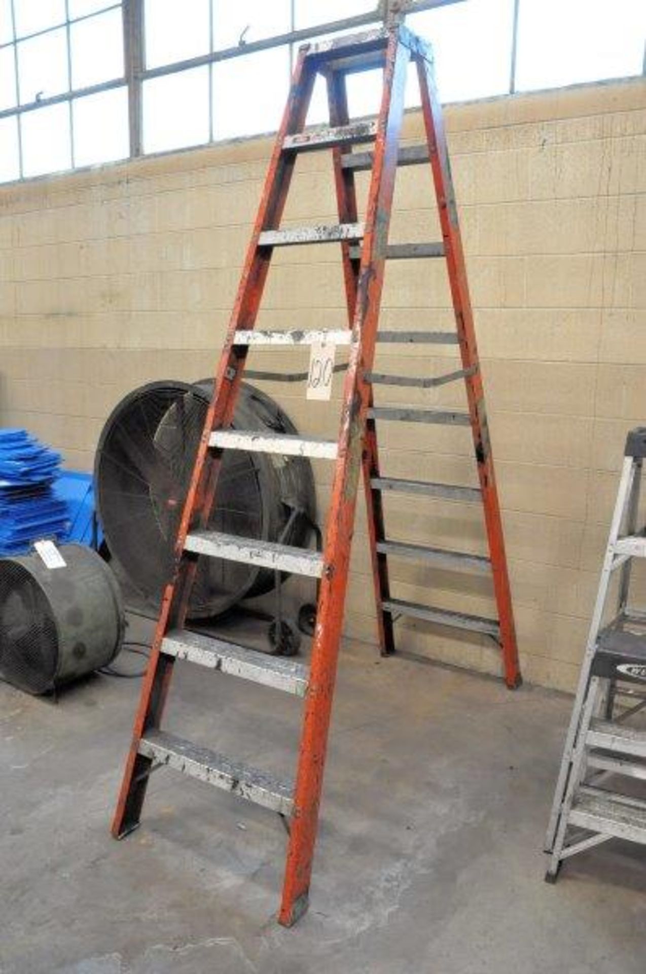 8' Fiberglass Step Ladder, (Metal Fab Room)