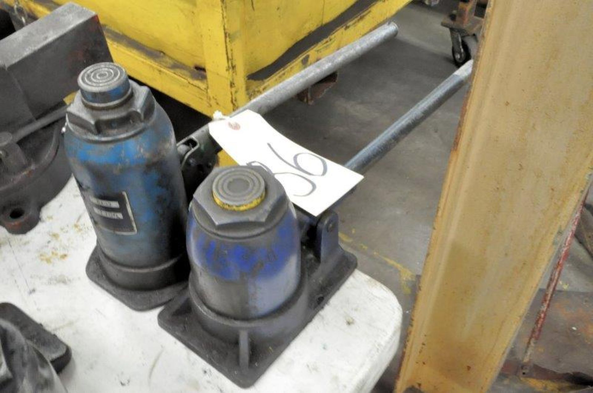 Lot-(2) No Name Approx. 12-Ton Hydraulic Bottle Jacks, (Metal Fab Room)