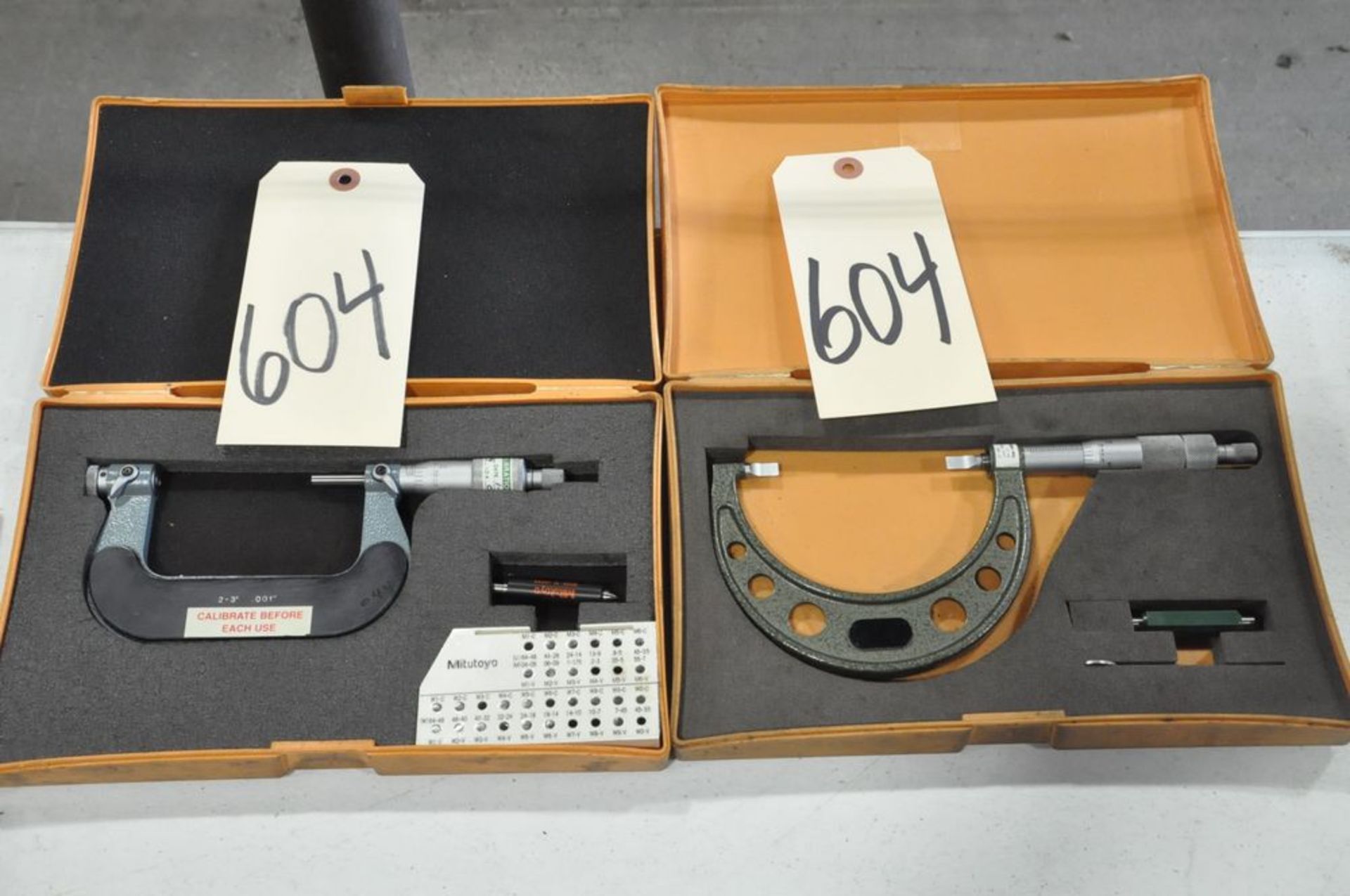 Lot-(2) Asst'd Micrometers with Cases