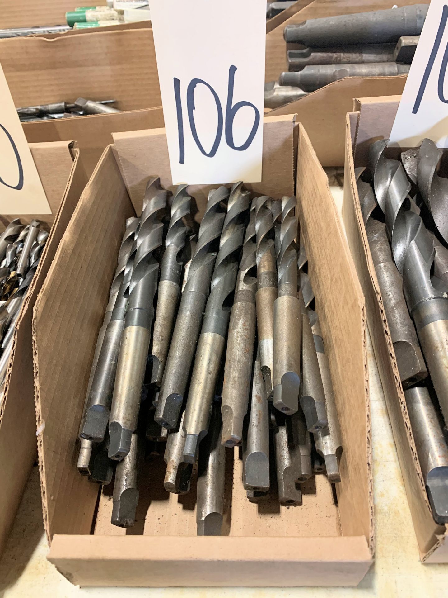 Lot-Taper Shank Drills in (1) Box