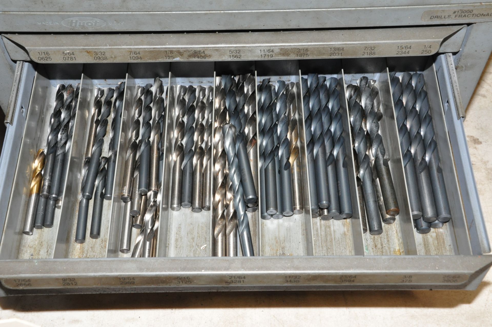 Lot-(3) Huot Drill Index Cabinets with Contents - Image 11 of 12